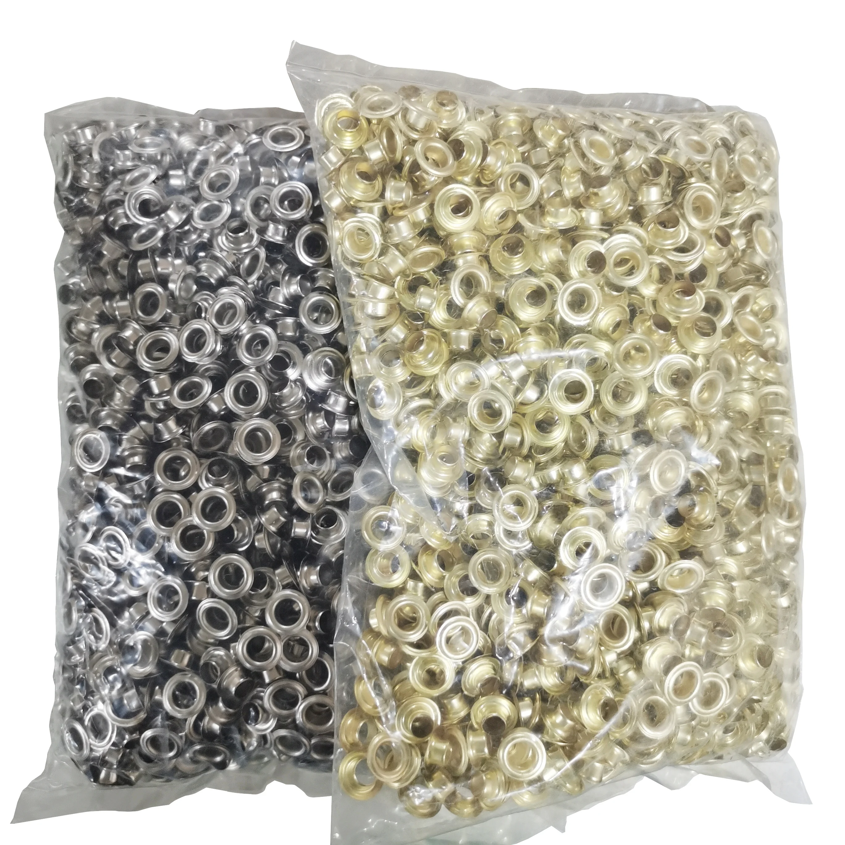 One Box 26bags Chicken Eyelets(260,000pcs) 5.5mm Grommets / Buttonholes / Rings / Buttons for Banners/Tarpaulin/Cloth
One Box 26bags Chicken Eyelets(260,000pcs) 5.5mm Grommets / Buttonholes / Rings / Buttons for Banners/Tarpaulin/Cloth