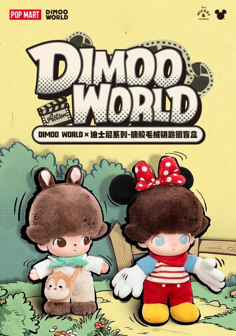 POP MART 100% Original DIMOO WORLD × DISNEY Series-Vinyl Plush Keychain Pendants Blind Box Surprise Holiday/Christmas Gift
POP MART 100% Original DIMOO WORLD × DISNEY Series-Vinyl Plush Keychain Pendants Blind Box Surprise Holiday/Christmas Gift