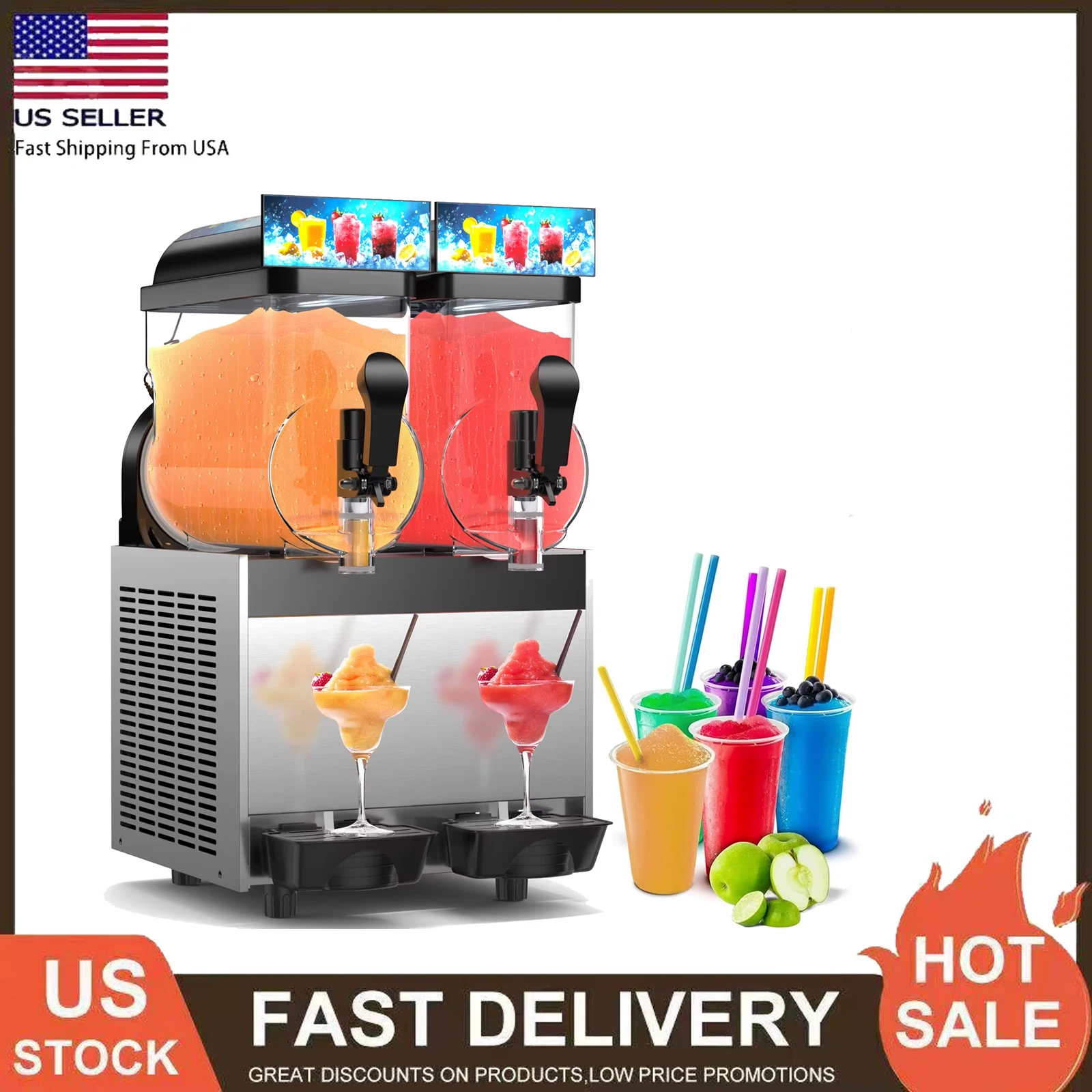 8 галлонов, коммерческая машина для Замороженных Напитков, 15 л, машина для Маргариты с двойным резервуаром, машина для замороженных напитков из нержавеющей стали, идеально подходит для кафе, баров
8 галлонов, коммерческая машина для Замороженных Напитков, 15 л, машина для Маргариты с двойным резервуаром, машина для замороженных напитков из нержавеющей стали, идеально подходит для кафе, баров