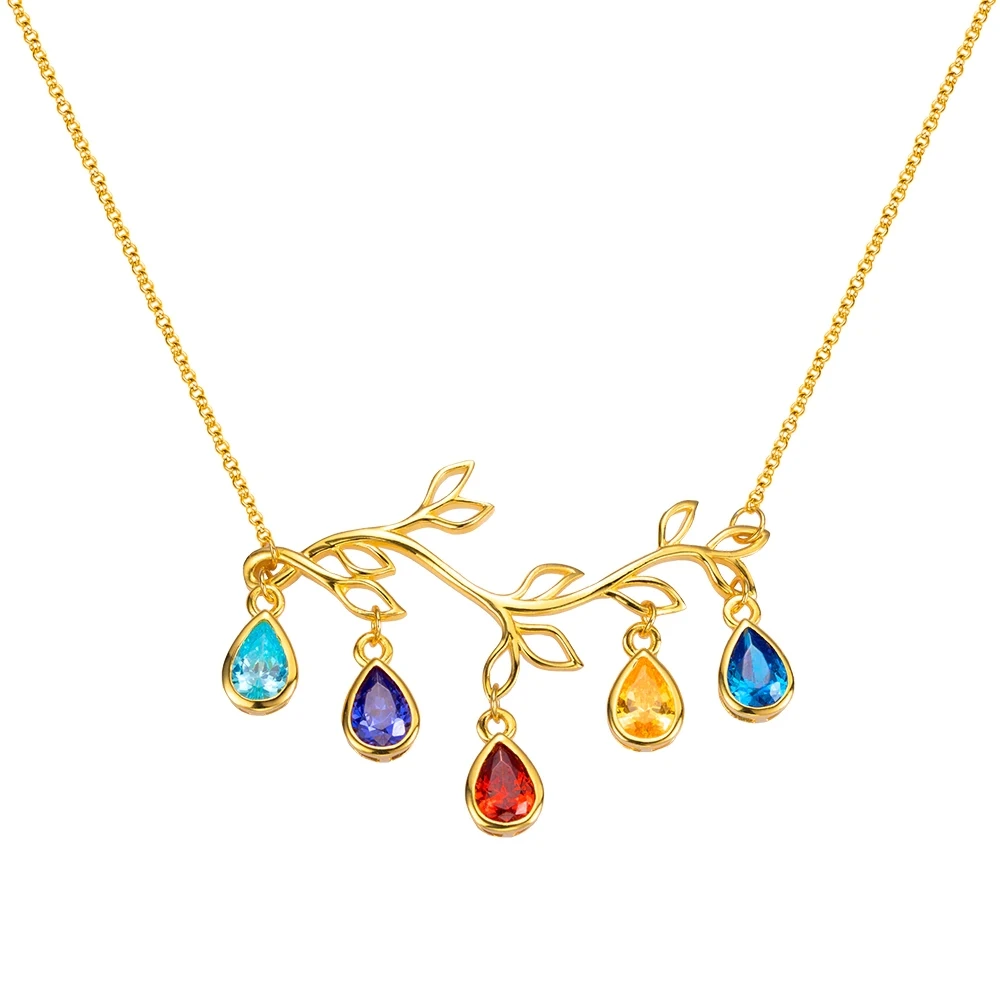 Custom Family Tree Branch Birthstone Necklace Personalized Jewelry Elegant Necklace Gift For Women Girls Friends
Custom Family Tree Branch Birthstone Necklace Personalized Jewelry Elegant Necklace Gift For Women Girls Friends