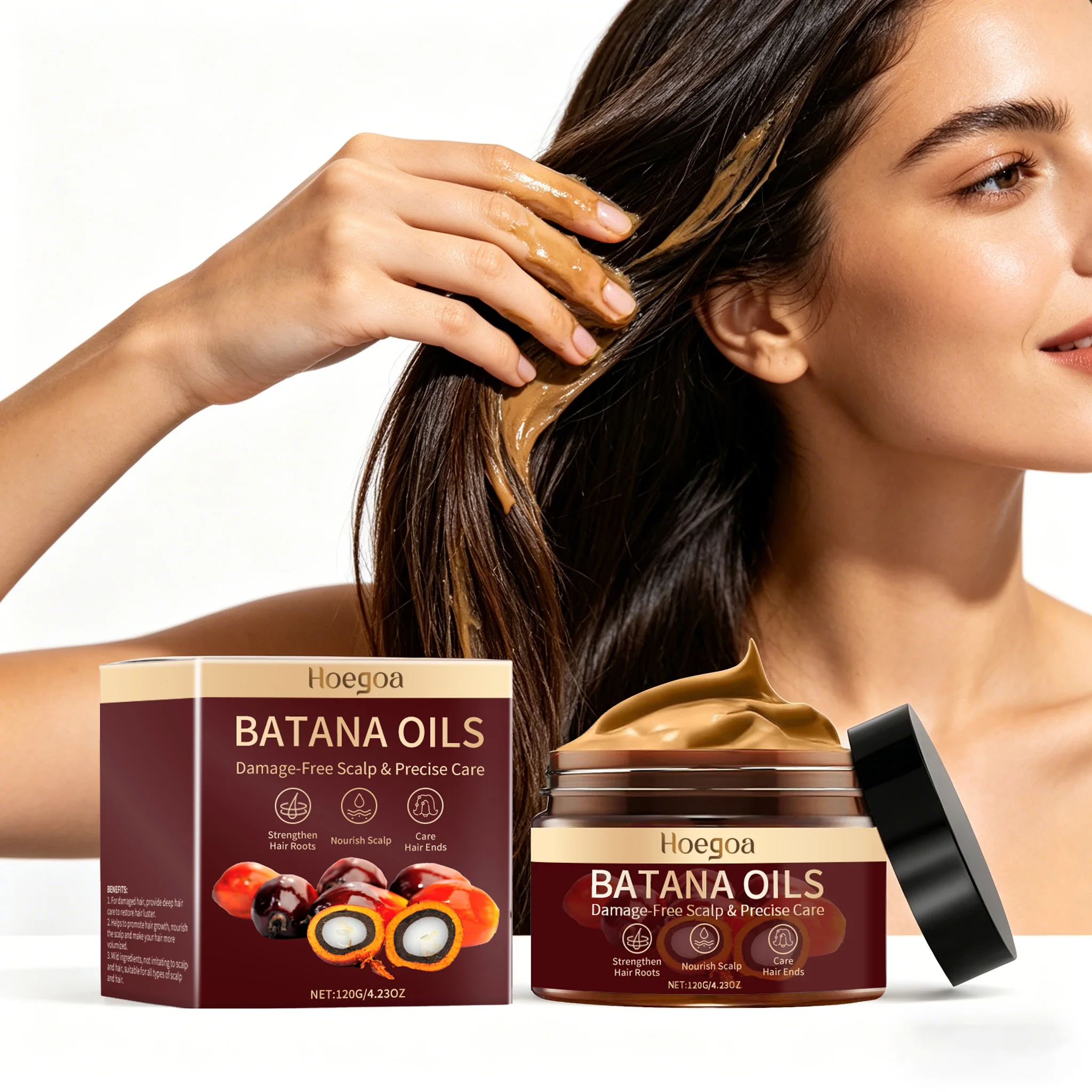 120G Batana Oil Hair Mask Deep Hydrating Enhance Smoothness Reduce Spilt Ends Nourish Scalp Strengthen Hair Root Hair Mask
120G Batana Oil Hair Mask Deep Hydrating Enhance Smoothness Reduce Spilt Ends Nourish Scalp Strengthen Hair Root Hair Mask