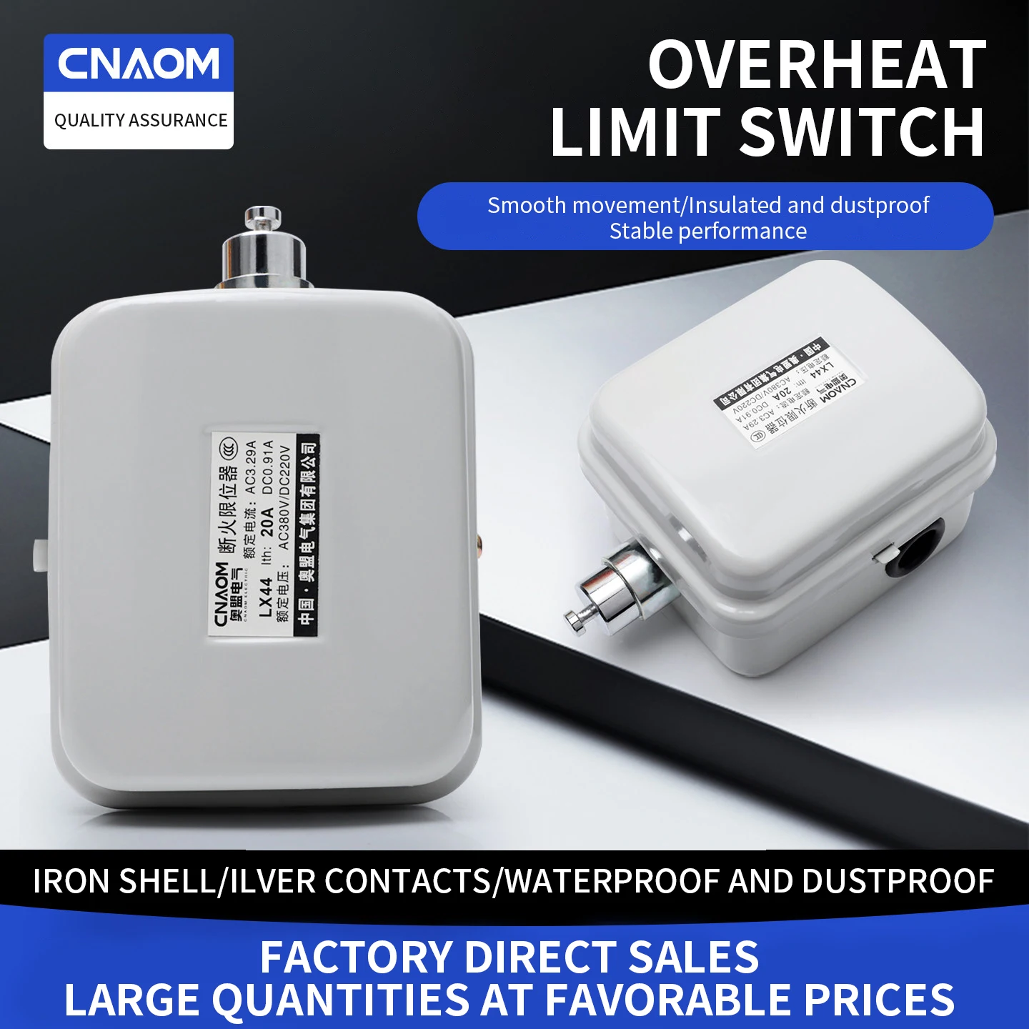 CNAOM Fire Stop Limiter LX44-20 LX44-40 Crane ElEctric Hoist Anti-collision Travel Limit Switch
CNAOM Fire Stop Limiter LX44-20 LX44-40 Crane ElEctric Hoist Anti-collision Travel Limit Switch