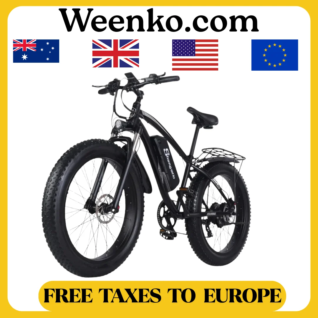 MX02S Electric Bike 48V1000W 26 In e bike 17AH Lithium Battery men's Mountain Bike Fat Tire Ebike Adult Electric Bicycle
MX02S Electric Bike 48V1000W 26 In e bike 17AH Lithium Battery men's Mountain Bike Fat Tire Ebike Adult Electric Bicycle