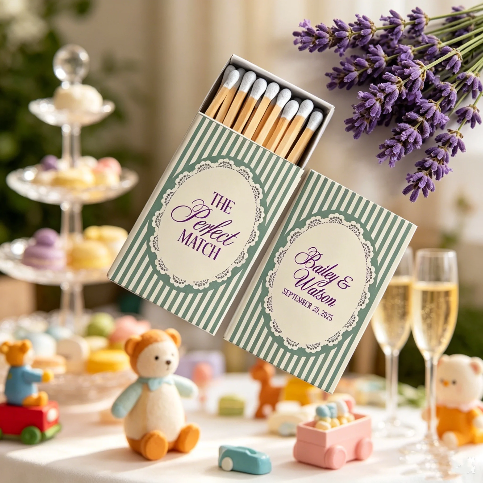 Personalized The Perfect Match Matchboxes Wedding Favors - Custom Names & Date Match Boxes for Bridal Shower, Engagement Party
Personalized The Perfect Match Matchboxes Wedding Favors - Custom Names & Date Match Boxes for Bridal Shower, Engagement Party