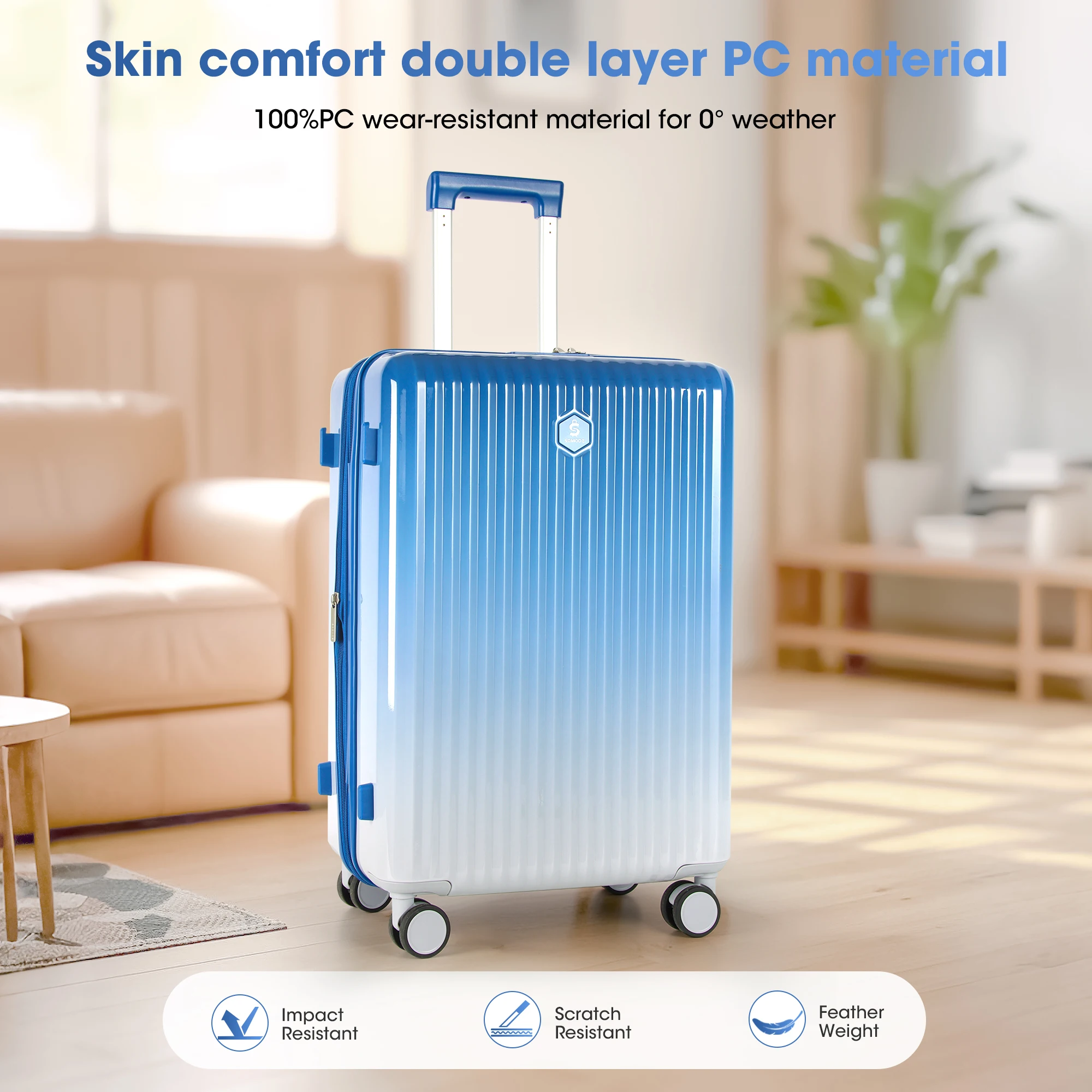 28inch Expandable Luggage Set Fashion Durable, Lightweight, And Secure Travel Companion With Spinner Wheels, TSA Lock, And Multi
28inch Expandable Luggage Set Fashion Durable, Lightweight, And Secure Travel Companion With Spinner Wheels, TSA Lock, And Multi