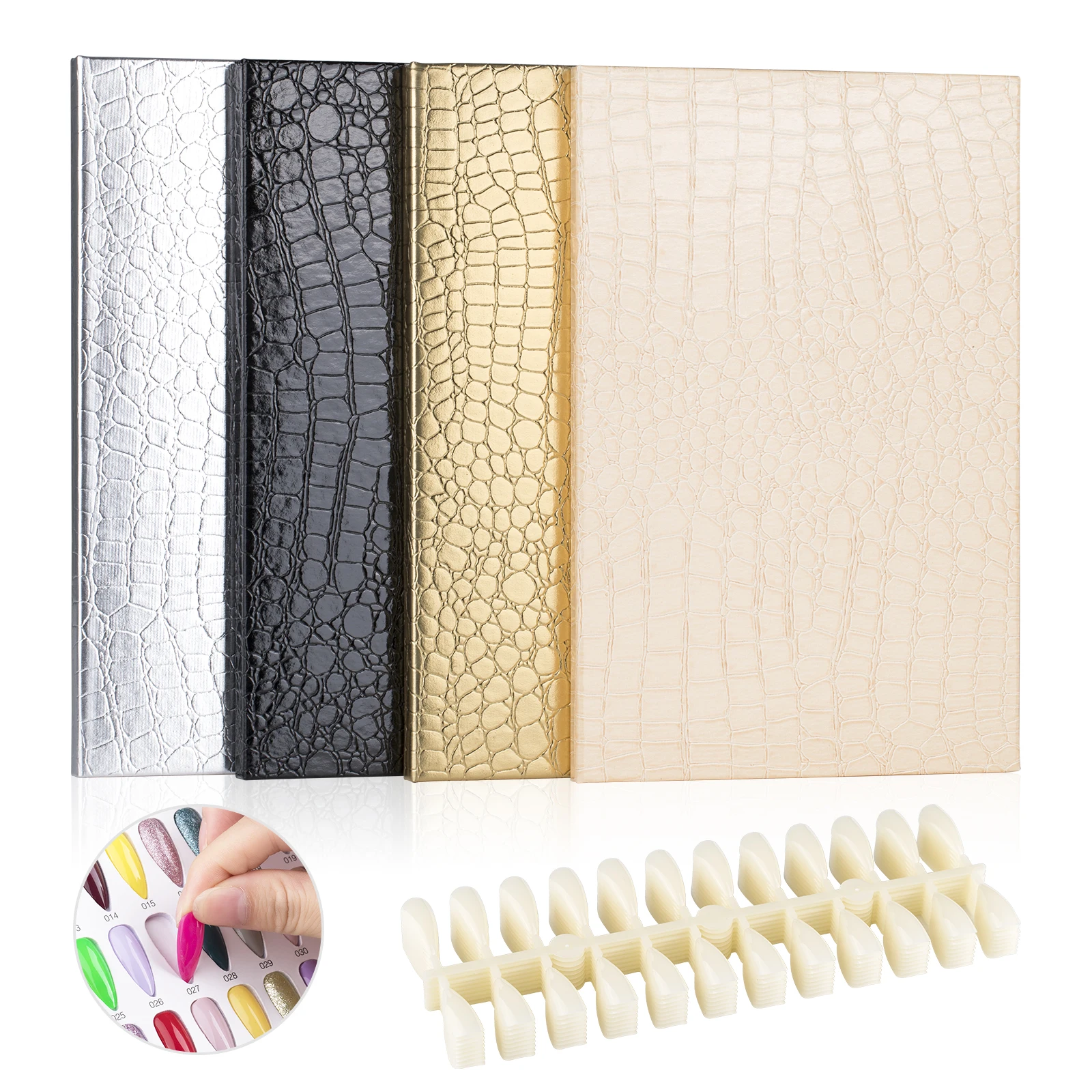 TP 160/180/216 Colors Nail Tips Display Book Leather Gel Polish Swatch Chart Salon Tools Diy Art Showing Shelf Coloring Books
TP 160/180/216 Colors Nail Tips Display Book Leather Gel Polish Swatch Chart Salon Tools Diy Art Showing Shelf Coloring Books