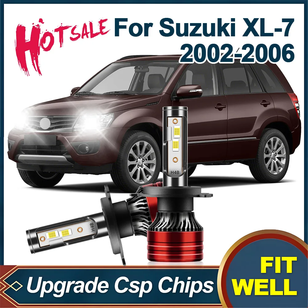 LED 20000LM Super Bright imported 3570 CSP Chip Headlights Hi/Lo Beam H4 Turbo Car Lamp 6000K White for Suzuki XL-7 2002-2006
LED 20000LM Super Bright imported 3570 CSP Chip Headlights Hi/Lo Beam H4 Turbo Car Lamp 6000K White for Suzuki XL-7 2002-2006