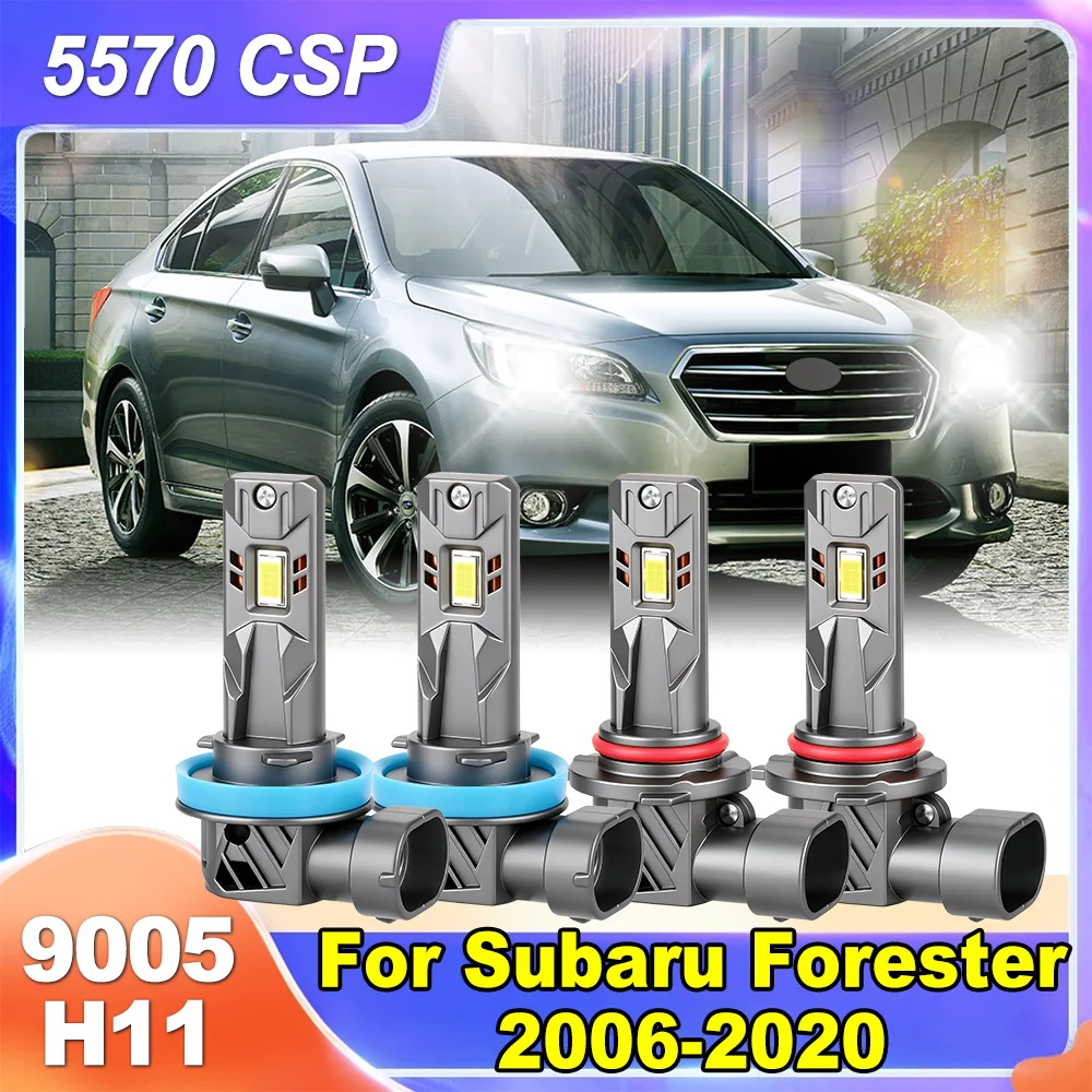 For Subaru Forester 2006-2020 2018 2019 2020 6000K 9005 H11 High/ Low Beam LED Headlights 5570 CSP Halogen Replacement Bulbs
For Subaru Forester 2006-2020 2018 2019 2020 6000K 9005 H11 High/ Low Beam LED Headlights 5570 CSP Halogen Replacement Bulbs