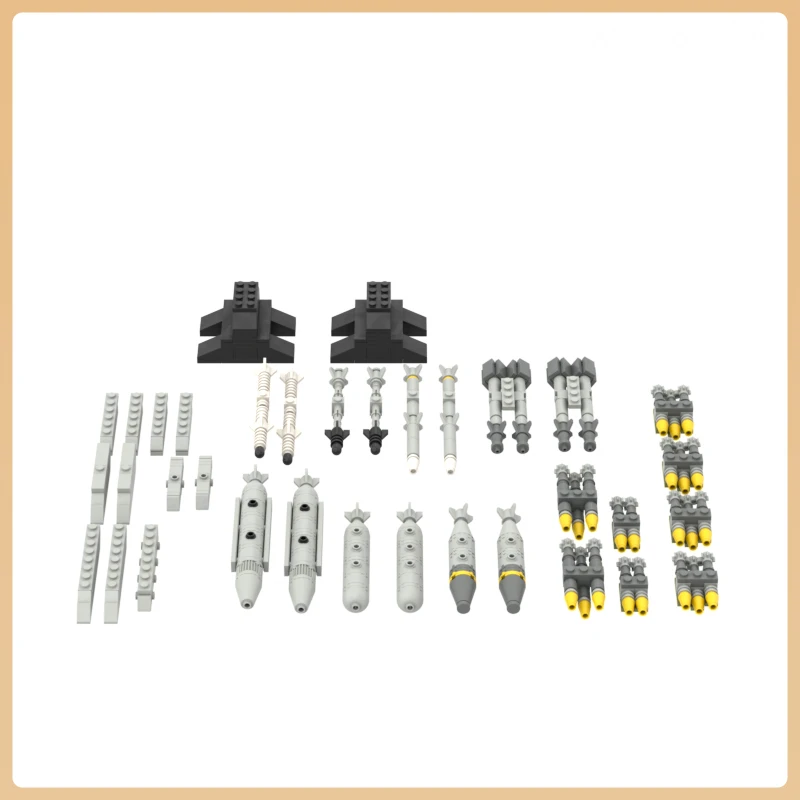 MOC Military Su-24 Fencer Fighter Building Blocks Cold War Soviet Air Force Jet Aircraft Missile Bomber Bricks Toys Gift
MOC Military Su-24 Fencer Fighter Building Blocks Cold War Soviet Air Force Jet Aircraft Missile Bomber Bricks Toys Gift
