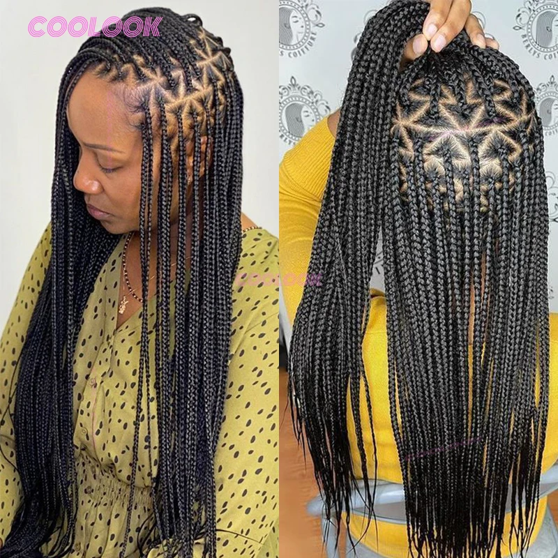 26" Triangle Braids Synthetic Wig Full Lace Braided Wigs For Black Women Box Braid Wig Cornrow Braids Lace Wig Braided Wigs
26" Triangle Braids Synthetic Wig Full Lace Braided Wigs For Black Women Box Braid Wig Cornrow Braids Lace Wig Braided Wigs