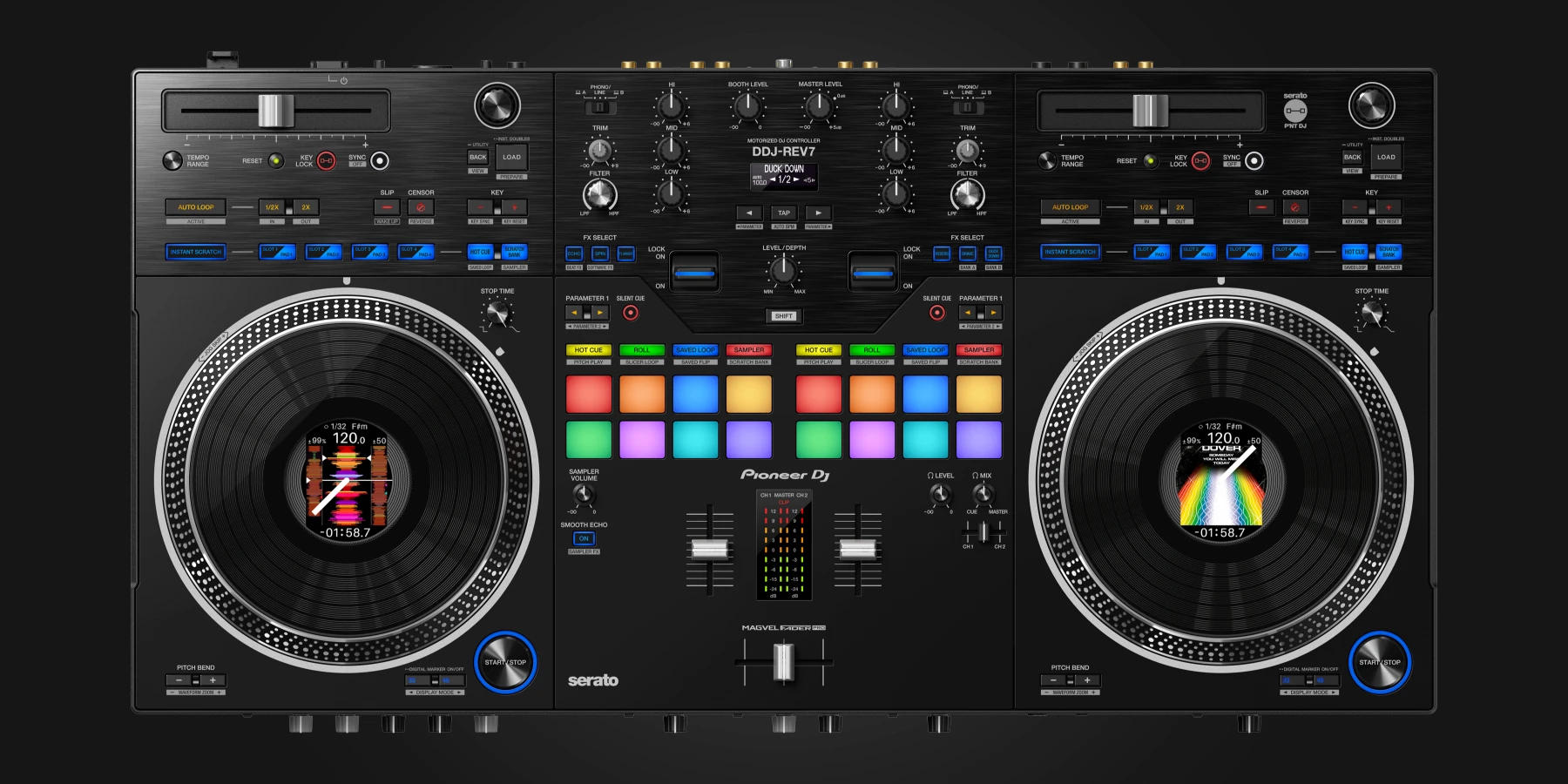 ПРОДАЖА с БОЛЬШОЙ СКИДКОЙ DDJ-REV7 Serato DJ 2-канальный профессиональный контроллер с диатоническим аккордеоном 
ПРОДАЖА с БОЛЬШОЙ СКИДКОЙ DDJ-REV7 Serato DJ 2-канальный профессиональный контроллер с диатоническим аккордеоном