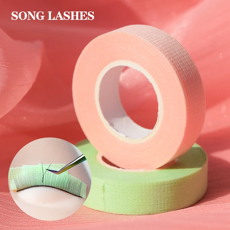 SONG LASHES Eyelashe Tape Breathable Friendly Pink/Green Non-woven Cloth Adhesive Tape Under Eye Paper Tape Makeup Tools
SONG LASHES Eyelashe Tape Breathable Friendly Pink/Green Non-woven Cloth Adhesive Tape Under Eye Paper Tape Makeup Tools