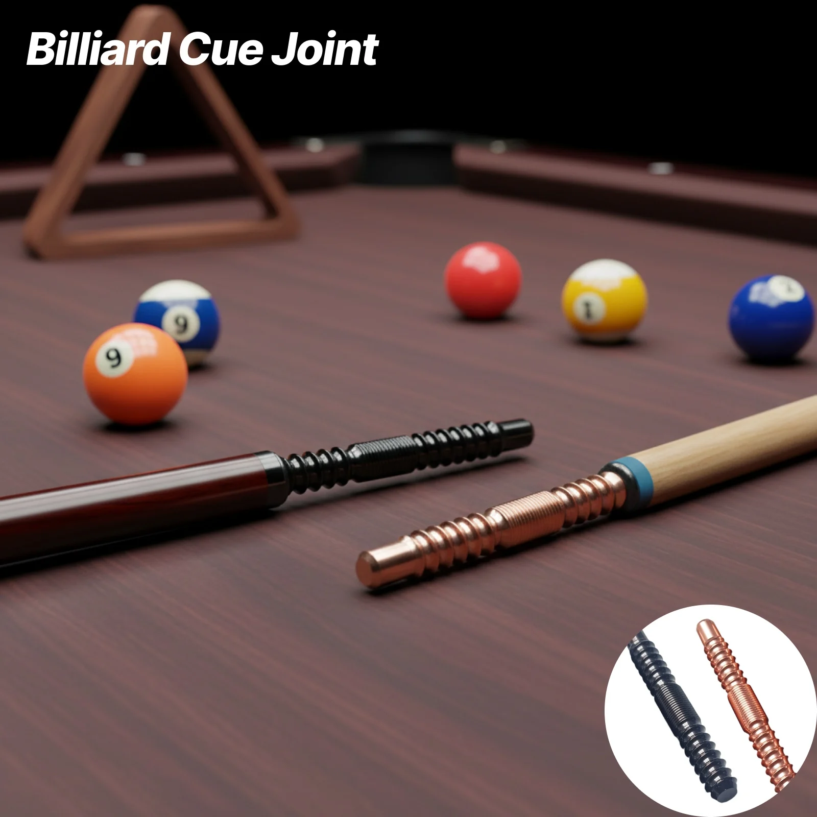 Billiard Cue Joint 3/8 * 8 Hardware Screws Replacement Quickly Lock Joint Billiards Accessories Shaft Fittings Connecting
Billiard Cue Joint 3/8 * 8 Hardware Screws Replacement Quickly Lock Joint Billiards Accessories Shaft Fittings Connecting