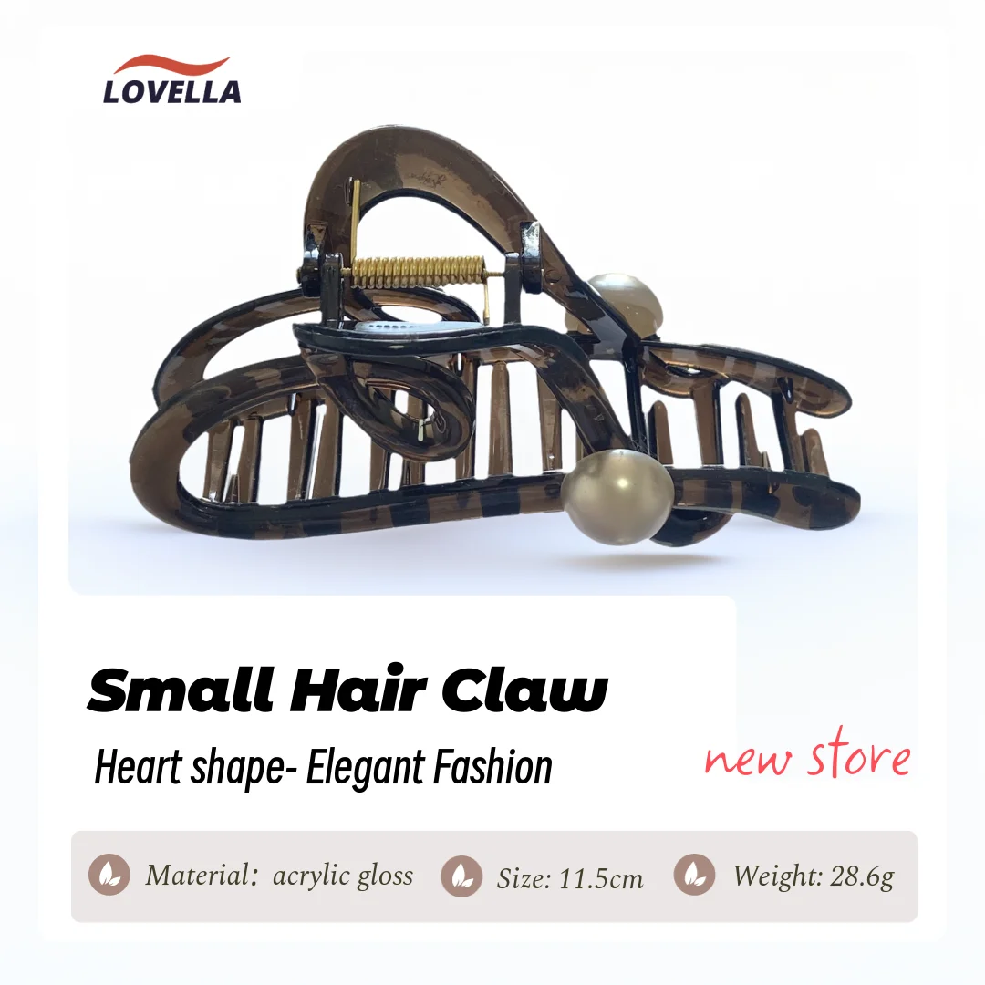 LOVELLE Women Hair Acrylic Hair Clip New Design Female Hot Sale Non-slip Hair Claws High Quality Plastic Hair Accessory for Lady
LOVELLE Women Hair Acrylic Hair Clip New Design Female Hot Sale Non-slip Hair Claws High Quality Plastic Hair Accessory for Lady