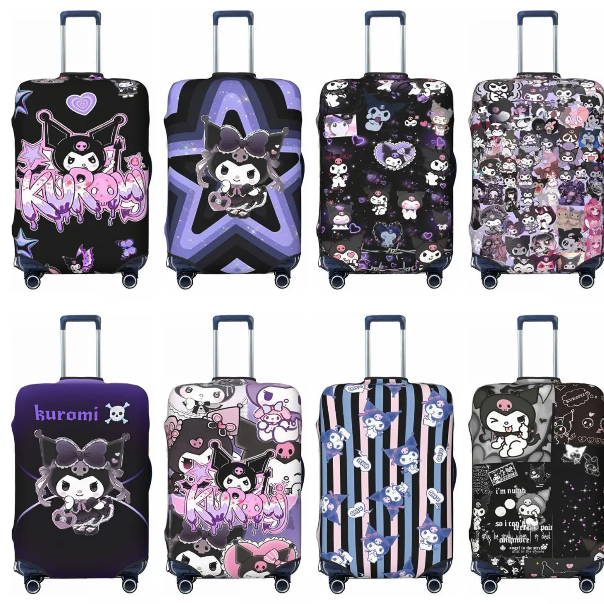 Kuromi Cute Anime Suitcase Cover Travel Protection Vacation Elastic Luggage Accesories
Kuromi Cute Anime Suitcase Cover Travel Protection Vacation Elastic Luggage Accesories