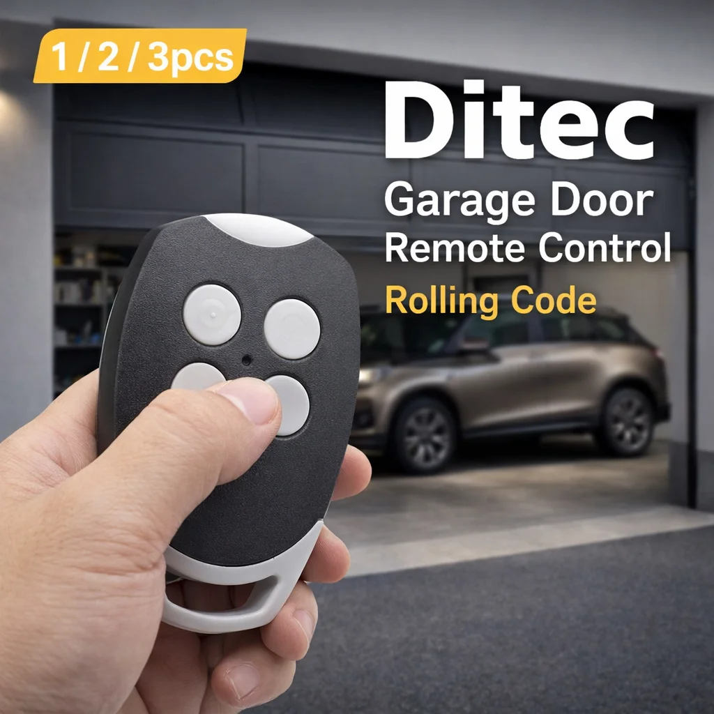 1/2/3PCS Ditec GOL4 BIXLS2 BIXLP2 BIXLG4 Gate Controller Rolling Code Garage Door Remote Control 433.92MHz
1/2/3PCS Ditec GOL4 BIXLS2 BIXLP2 BIXLG4 Gate Controller Rolling Code Garage Door Remote Control 433.92MHz