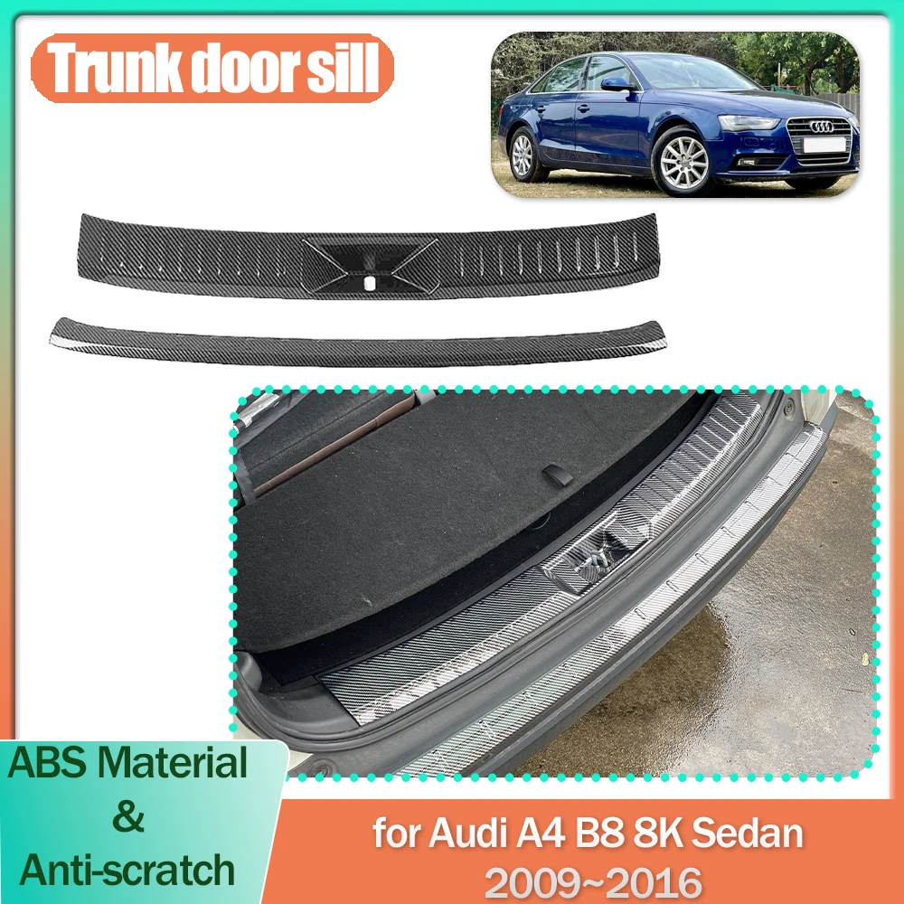 Порог багажника автомобиля для Audi A4 B8 8K Sedan 2009~2016 2010 2011 2012 2013 2014 2015 Защитная накладка на порог с защитой от царапин Декоративные полоски Наклейки Аксессуары
Порог багажника автомобиля для Audi A4 B8 8K Sedan 2009~2016 2010 2011 2012 2013 2014 2015 Защитная накладка на порог с защитой от царапин Декоративные полоски Наклейки Аксессуары