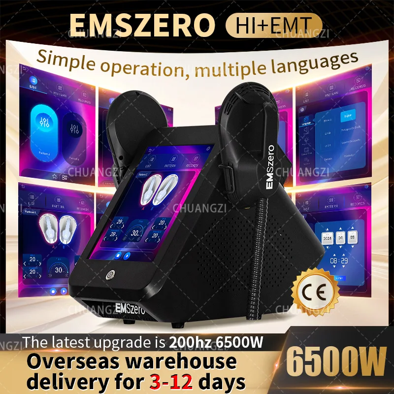 15 Tesla 200HZ 6500WNew Portable Electromagnetic Muscle Stimulator for Weight Loss Buttocks and Fat Removal RF EMSzero Machine
15 Tesla 200HZ 6500WNew Portable Electromagnetic Muscle Stimulator for Weight Loss Buttocks and Fat Removal RF EMSzero Machine