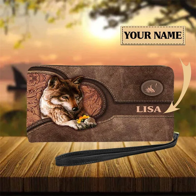 Gift For Mother Cat Personalized Wolf Design Coin Purse Male Long Zip Money Bag Slim Card Holder Carteras Womens Purse
Gift For Mother Cat Personalized Wolf Design Coin Purse Male Long Zip Money Bag Slim Card Holder Carteras Womens Purse