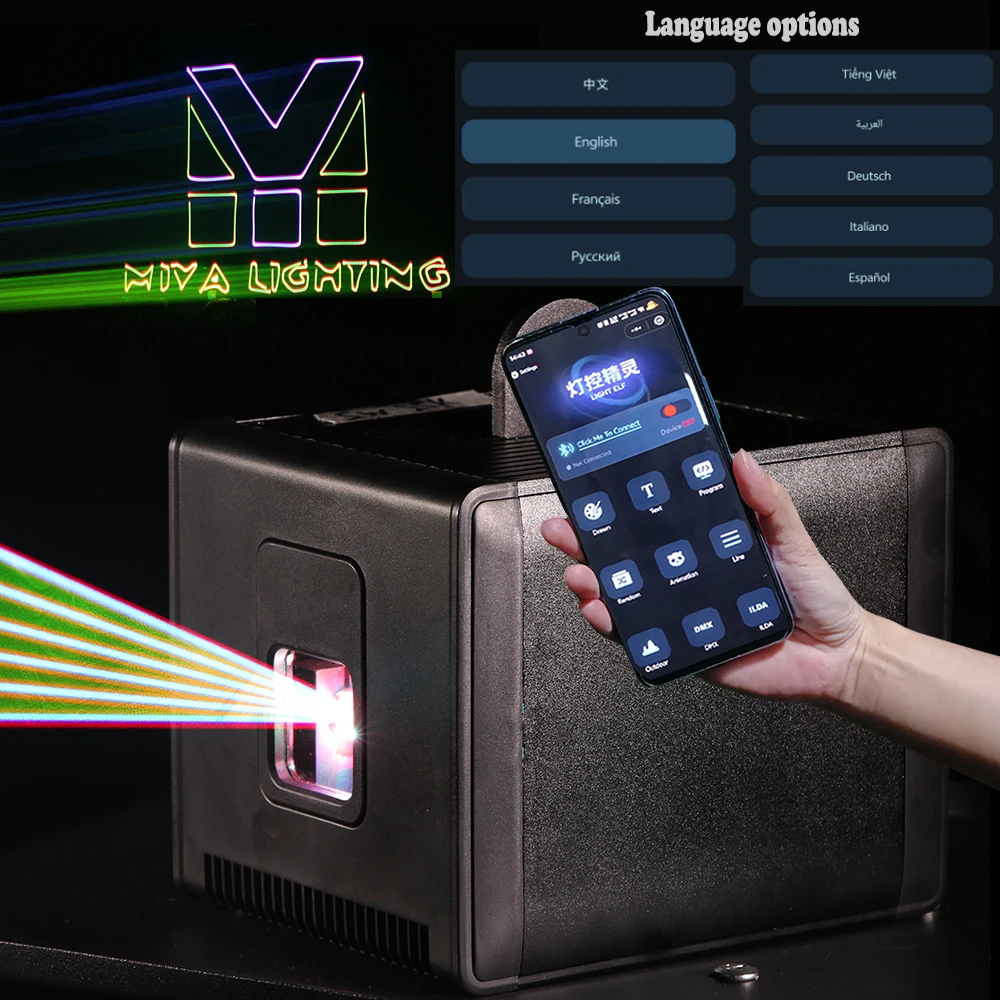 5W Laser Portable lazer cube projector app control dj party edit Lasers with DMX ILDA | APP | Bluetooth Laser
5W Laser Portable lazer cube projector app control dj party edit Lasers with DMX ILDA | APP | Bluetooth Laser