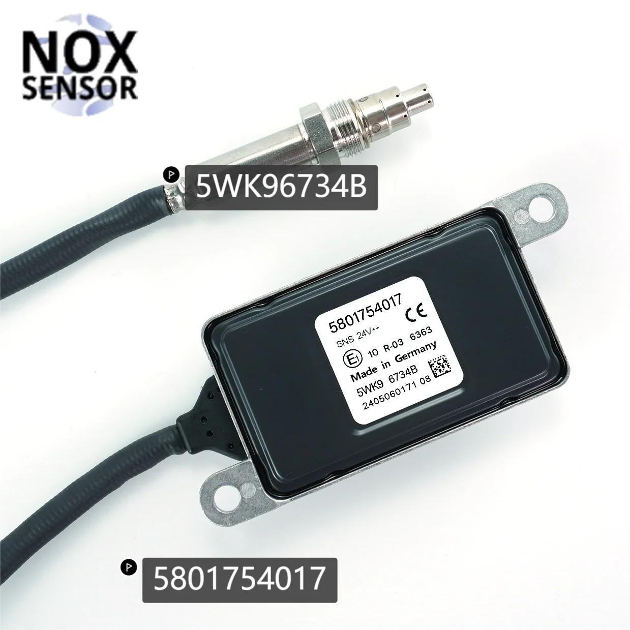 5WK9 6734B 5801754017 Nitrogen Oxides Sensor 5WK9 6734B Nox Sensor 5WK96734B 5801754017 For IVECO
5WK9 6734B 5801754017 Nitrogen Oxides Sensor 5WK9 6734B Nox Sensor 5WK96734B 5801754017 For IVECO