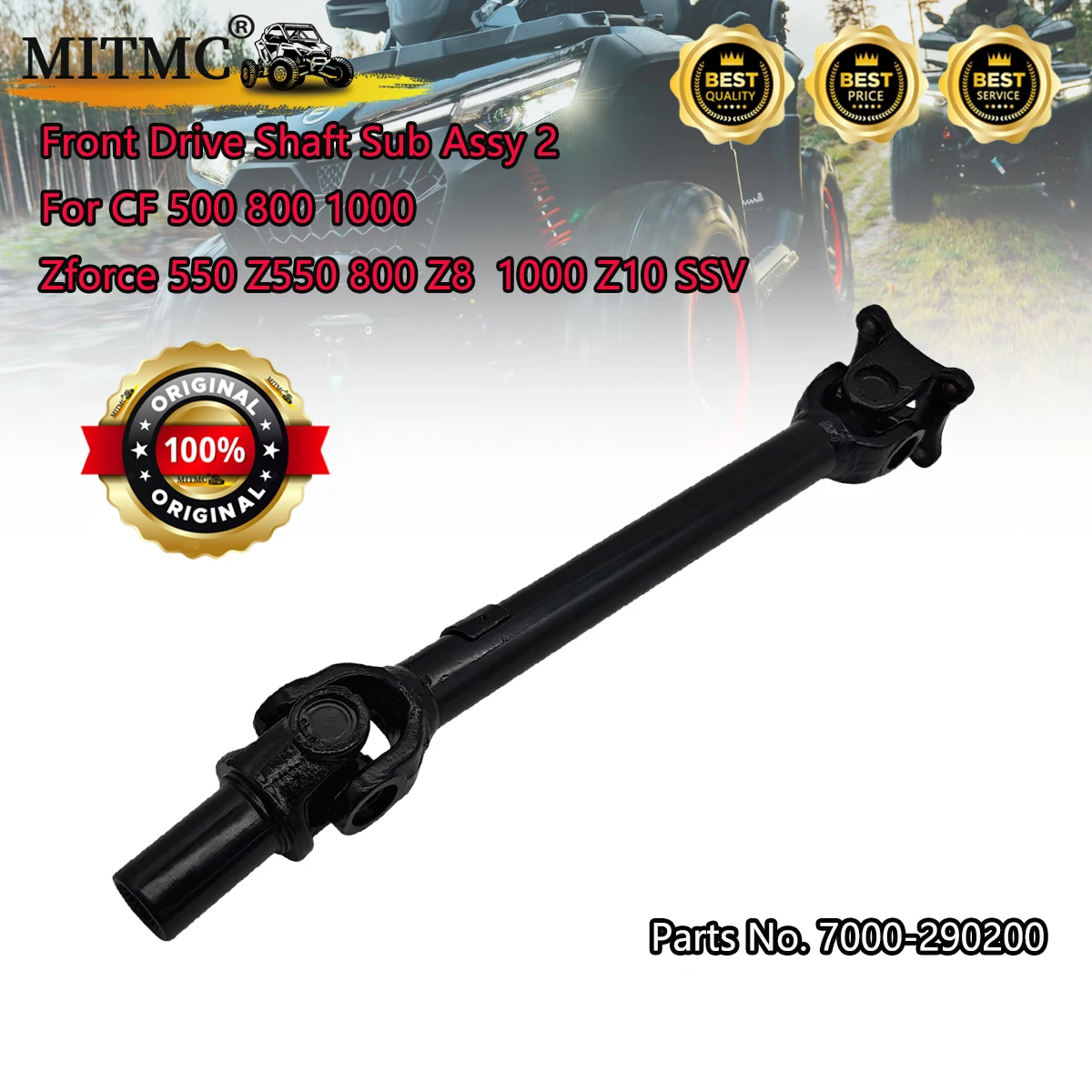 Оригинальный передний приводной вал в сборе 2 для CF 500 800 1000 Zforce 550 Z550 191R 800 Trail Z8 800EX Z8-EX 1000 Z10 SSV 7000-290200
Оригинальный передний приводной вал в сборе 2 для CF 500 800 1000 Zforce 550 Z550 191R 800 Trail Z8 800EX Z8-EX 1000 Z10 SSV 7000-290200