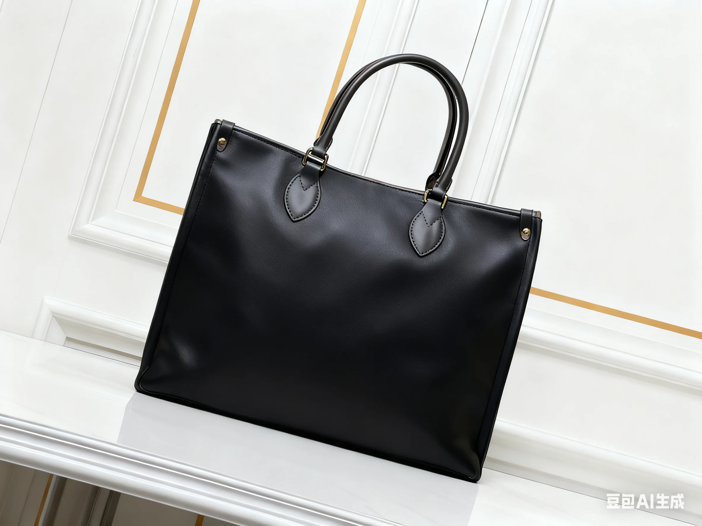 2025Women's Black Leather Tote Bag - Gold Hardware Large Capacity Work Shoulder Purse
2025Women's Black Leather Tote Bag - Gold Hardware Large Capacity Work Shoulder Purse