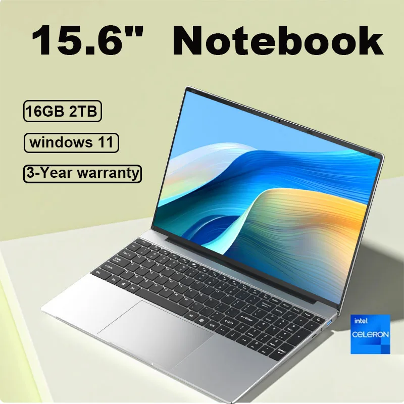 NEW 15.6" Ultra Slim Laptop 16GB RAM 2TB SSD Intel N3700 Notebook Gamer 1920*1080 Display Office Study Computer PC Windows11 Pro
NEW 15.6" Ultra Slim Laptop 16GB RAM 2TB SSD Intel N3700 Notebook Gamer 1920*1080 Display Office Study Computer PC Windows11 Pro