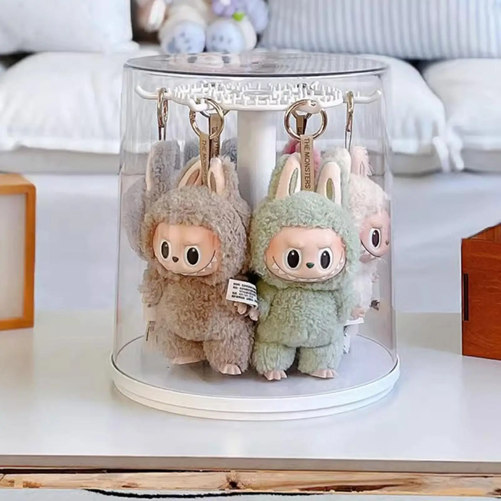 360 Rotating Showcase Figure Display Case Dustproof Doll Storage Box Organizer for Action Figures Mini Toy Charms 
360 Rotating Showcase Figure Display Case Dustproof Doll Storage Box Organizer for Action Figures Mini Toy Charms