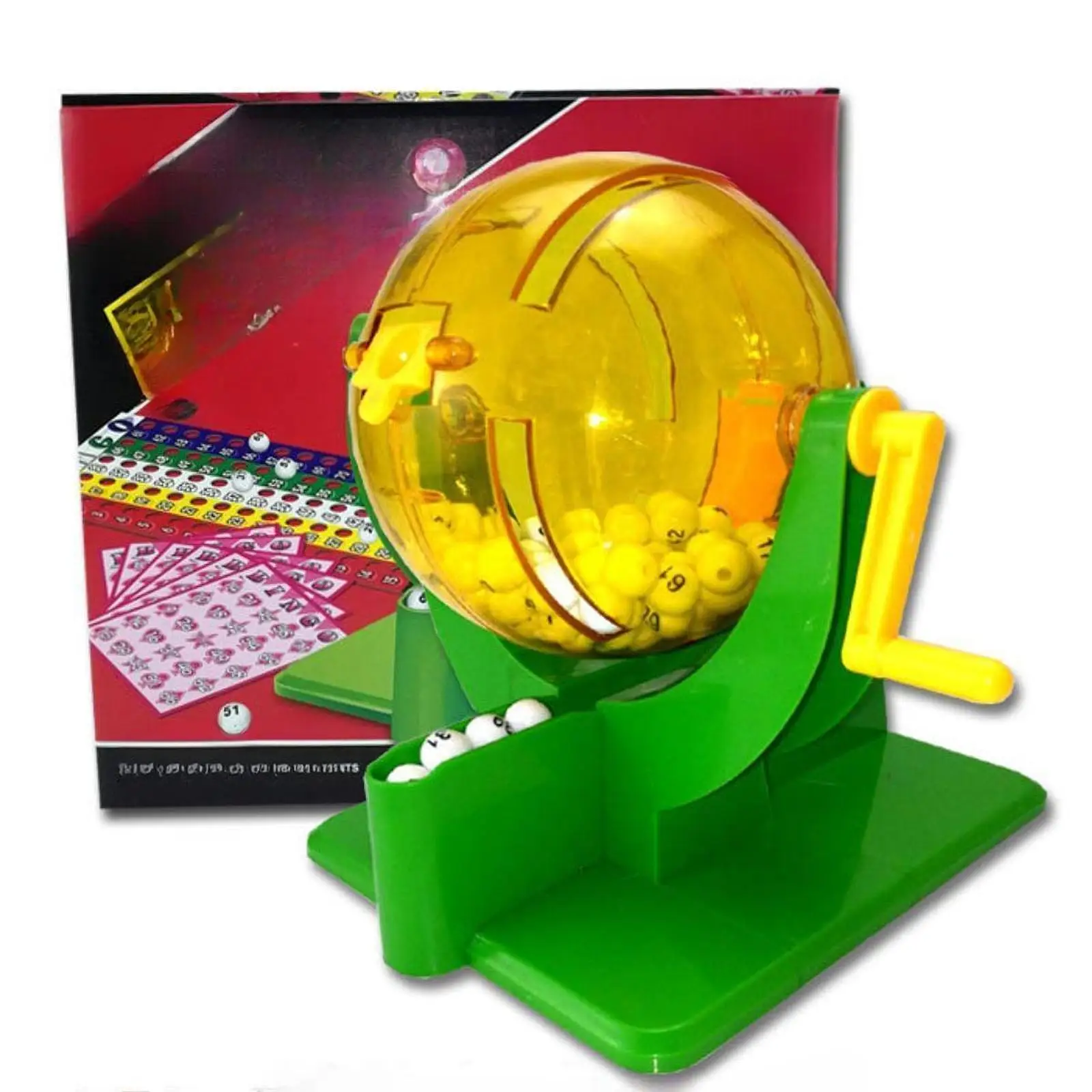 Lotto Game with 90 Lottery Numbers Balls Portable Practical Mini Lottery Balls Machine for Bedroom Living Room Partys Kids Home
Lotto Game with 90 Lottery Numbers Balls Portable Practical Mini Lottery Balls Machine for Bedroom Living Room Partys Kids Home