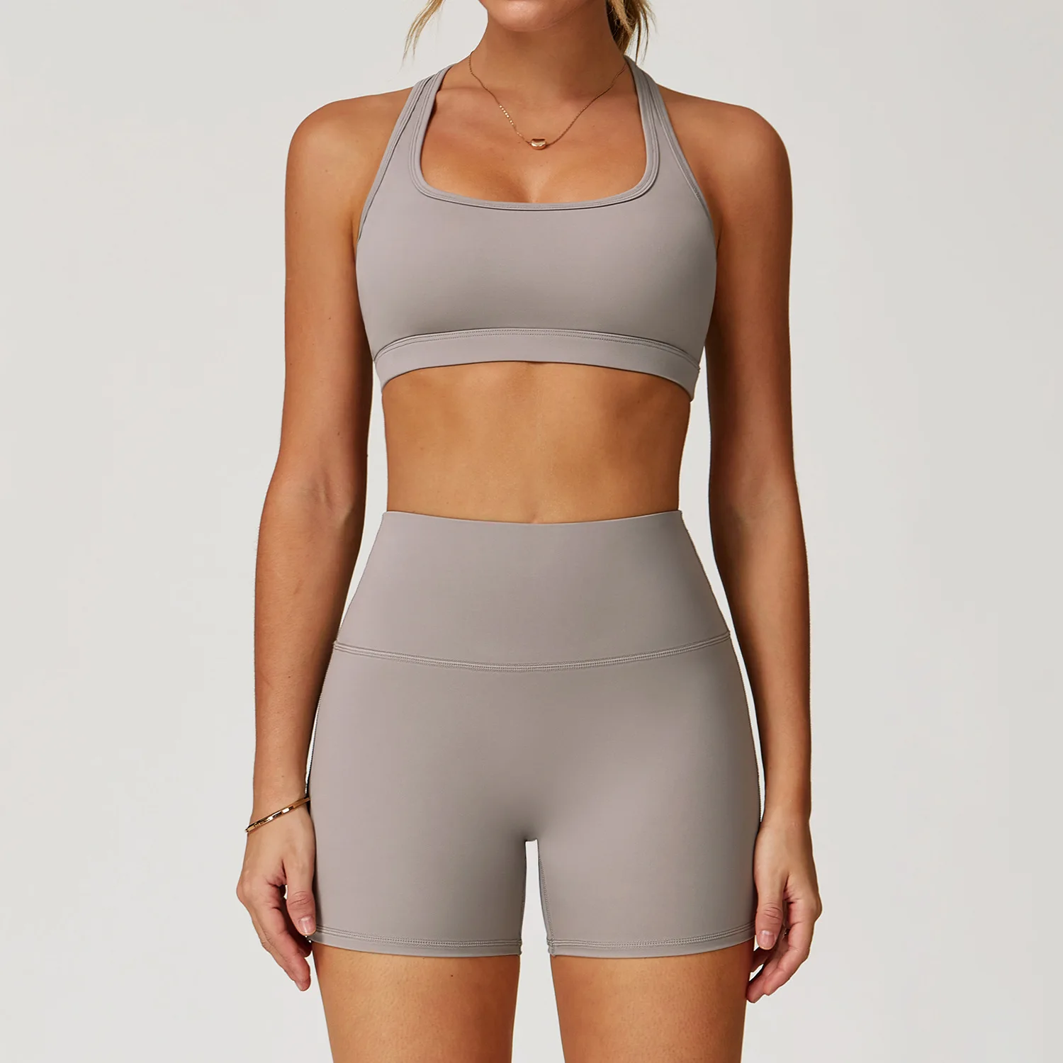 2PCS Yoga Suit Sports Set Women Quick-Drying Gym Set Women Tracksuit Running Workout Fitness Tracksuit Sportswear Shorts Suit
2PCS Yoga Suit Sports Set Women Quick-Drying Gym Set Women Tracksuit Running Workout Fitness Tracksuit Sportswear Shorts Suit