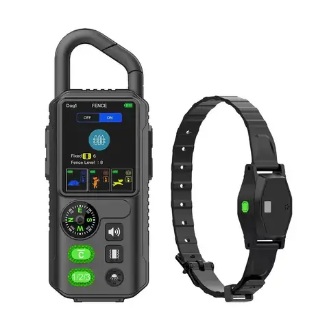 Valla para perros inalámbrica recargable y collar de adiestramiento remoto, para perros pequeños a grandes