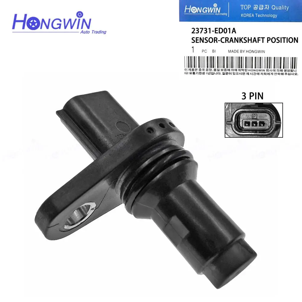 Новый Датчик положения коленчатого вала 23731-ED01A 23731-1VA0A 23731-ED001 для Nissan Tiida Teana Versa 2008-2011 HR16DE 23731ED01A 
Новый Датчик положения коленчатого вала 23731-ED01A 23731-1VA0A 23731-ED001 для Nissan Tiida Teana Versa 2008-2011 HR16DE 23731ED01A