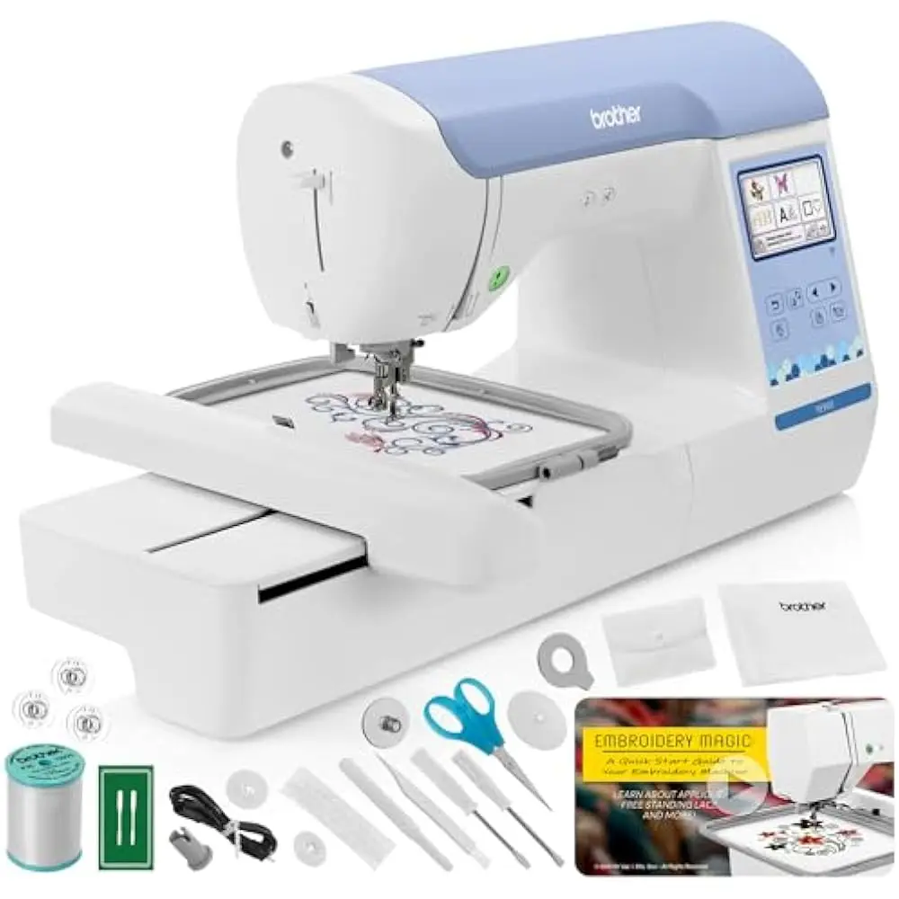 SWIFT DISCOUNT SALES ON New Original Brother PE900 Embroidery Machine Bundle - 5 x 7 Embroidery Field, Cuts Jump Stitches, Wireless LAN, Includes 4 Hoop
SWIFT DISCOUNT SALES ON New Original Brother PE900 Embroidery Machine Bundle - 5 x 7 Embroidery Field, Cuts Jump Stitches, Wireless LAN, Includes 4 Hoop