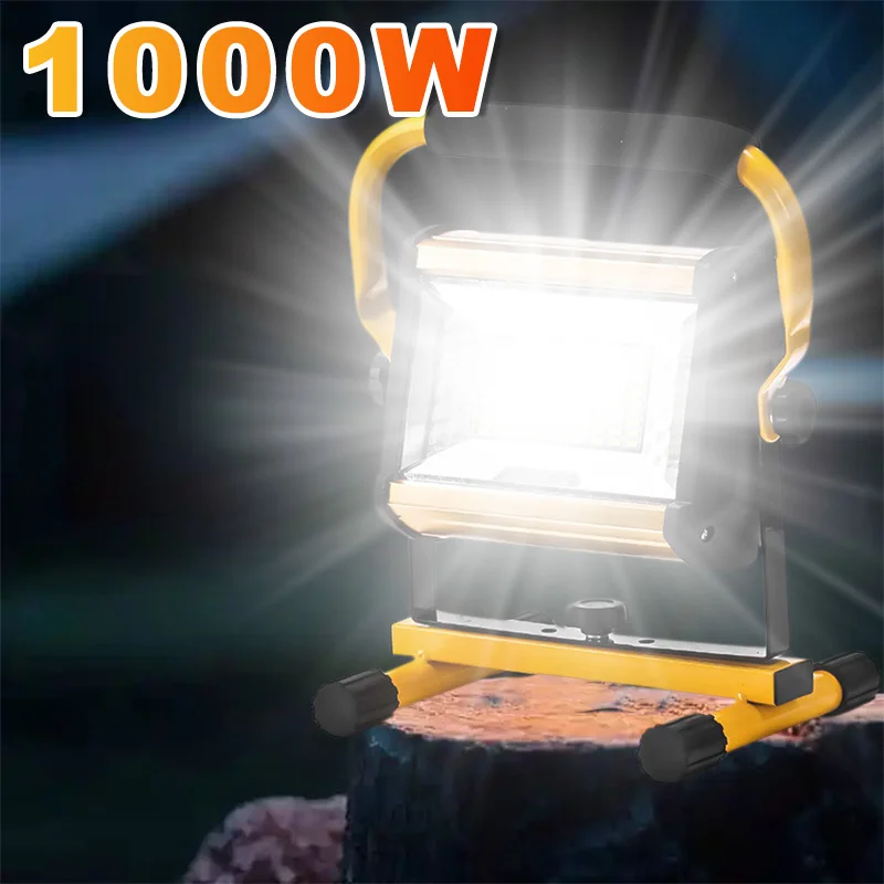 1000W Waterproof Flood Light Outdoor Reflector LED External Projector RGB Spotlight Searchlight Rechargeable by 6*18650 Battery
1000W Waterproof Flood Light Outdoor Reflector LED External Projector RGB Spotlight Searchlight Rechargeable by 6*18650 Battery