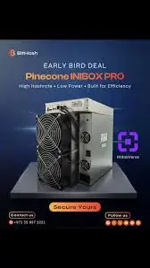 SH | Pinecone INIBOX PRO 2.4Gh/s VersaHash Miner InitVerse INI ASIC High Performance 1280W Low Energy Cost Hot Selling 2026 Mode
SH | Pinecone INIBOX PRO 2.4Gh/s VersaHash Miner InitVerse INI ASIC High Performance 1280W Low Energy Cost Hot Selling 2026 Mode