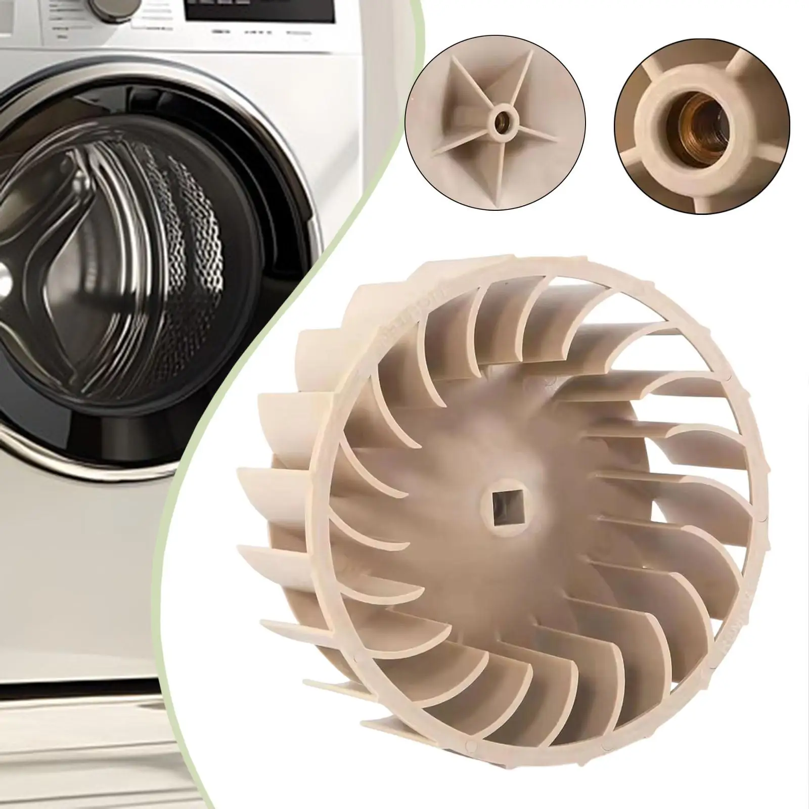 Blower Fan Wheel for Dryer Practical Maintenance Functional Accessory Appliance Repairing Upgrade Replacement WP697772 AP6328941
Blower Fan Wheel for Dryer Practical Maintenance Functional Accessory Appliance Repairing Upgrade Replacement WP697772 AP6328941