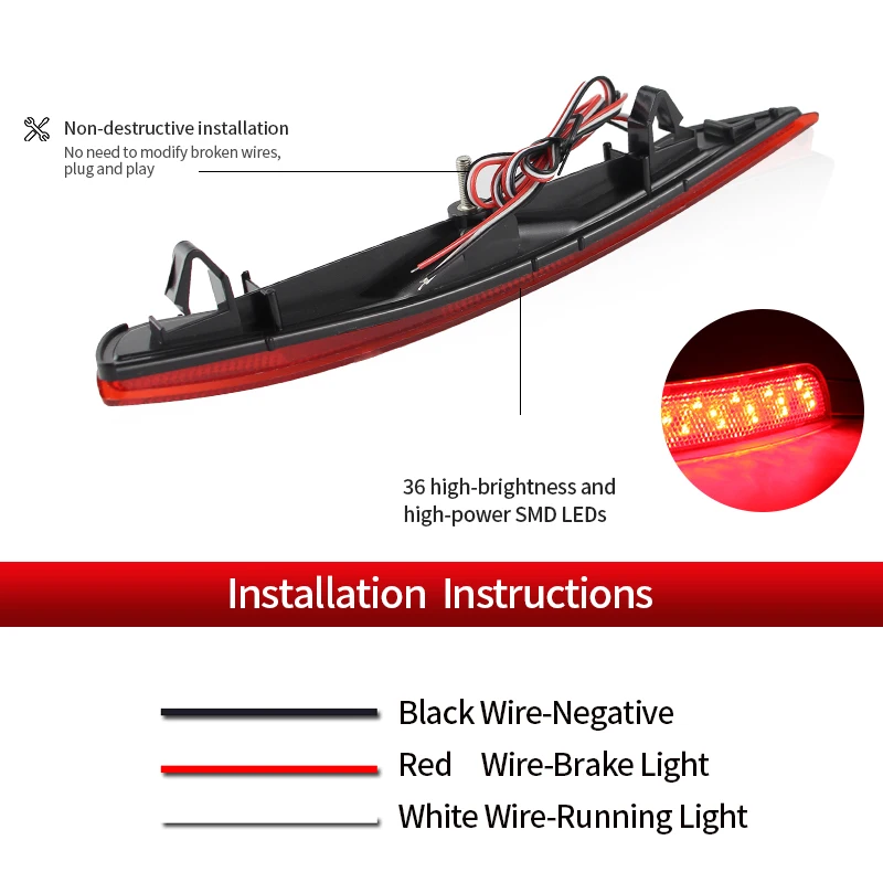 2pcs Rear Bumper Reflector Brake Stop Light Red/Black Lens OEM#84281SC010 84281SC000 For Subaru Forester 2009-2018 Accessories
2pcs Rear Bumper Reflector Brake Stop Light Red/Black Lens OEM#84281SC010 84281SC000 For Subaru Forester 2009-2018 Accessories