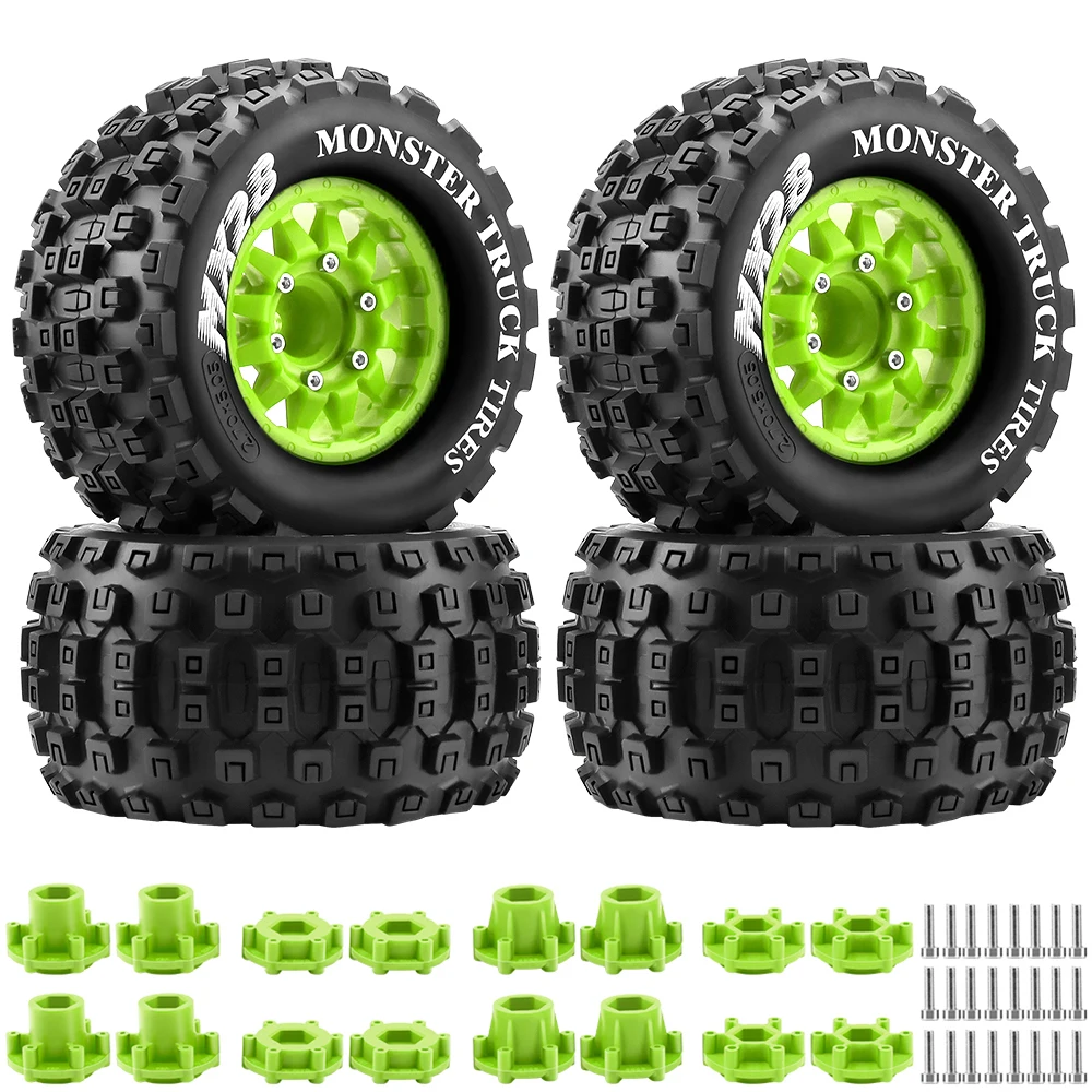 GLOBACT MX28 2.8" MT Tires With 12mm/14mm Hex Adapter for 1/10 RC ARRMA BIG ROCK GRANITE SENTON VORTEKS Slash Stampede
GLOBACT MX28 2.8" MT Tires With 12mm/14mm Hex Adapter for 1/10 RC ARRMA BIG ROCK GRANITE SENTON VORTEKS Slash Stampede