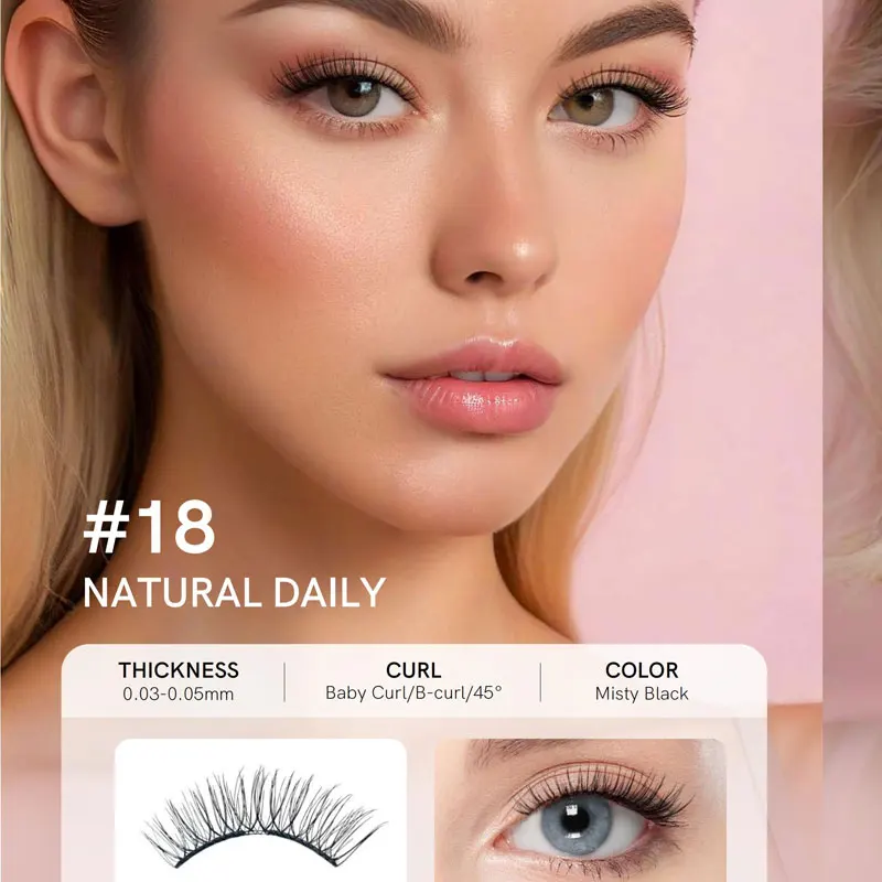 Многоразовые магнитные накладные ресницы Mlen Diary Fairy Falsies с аппликатором, естественный вид, без клея, изгиб C, 55 градусов, цвет Dark Night Black
Многоразовые магнитные накладные ресницы Mlen Diary Fairy Falsies с аппликатором, естественный вид, без клея, изгиб C, 55 градусов, цвет Dark Night Black