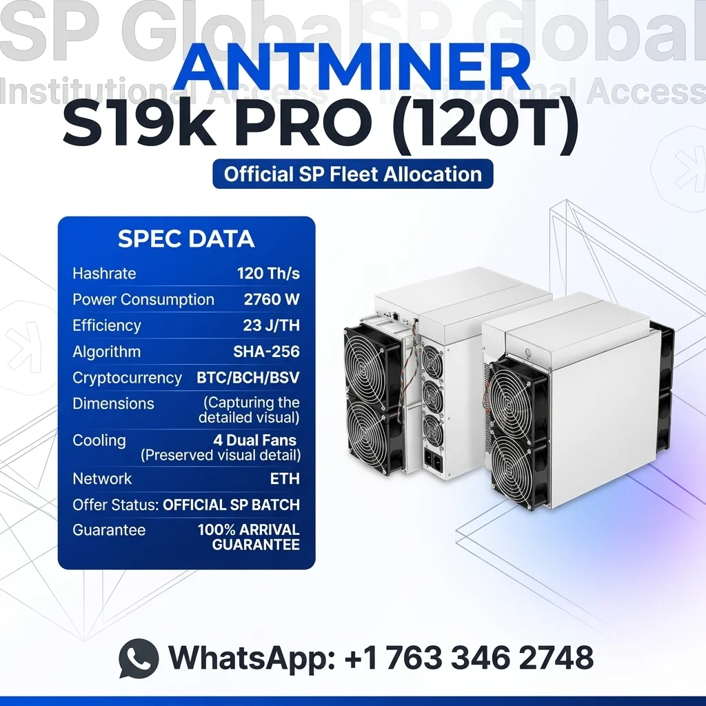 SP FAST SELLING & INSTANCE SHIPING Antminer S19k Pro 120TH/S 2760W 23J/T BTC/BCH/BSV Bitcoin Miner
SP FAST SELLING & INSTANCE SHIPING Antminer S19k Pro 120TH/S 2760W 23J/T BTC/BCH/BSV Bitcoin Miner