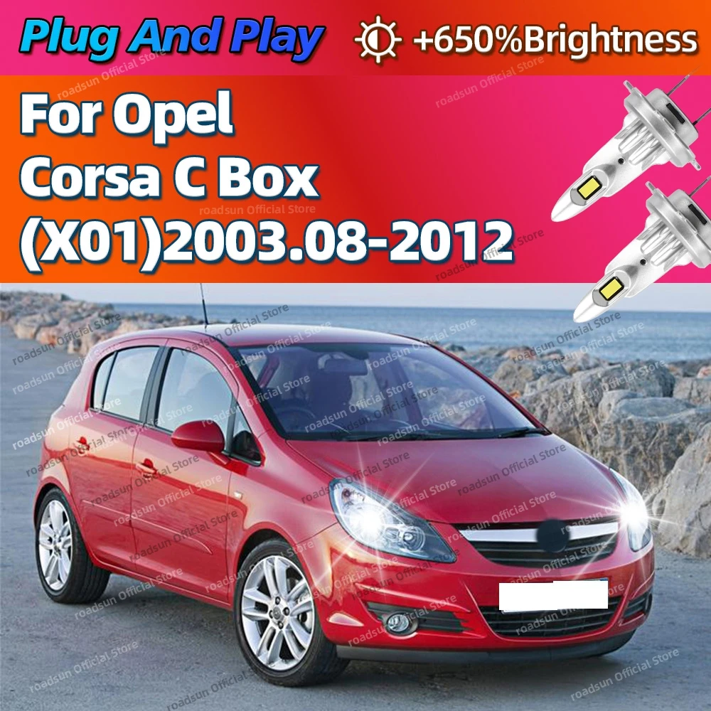 2/4Pcs High Power Headlight Car LED Lights Bulbs 160W For Opel Corsa C Box X01 2003-2012 2006 2007 2008 2009 2010 2011
2/4Pcs High Power Headlight Car LED Lights Bulbs 160W For Opel Corsa C Box X01 2003-2012 2006 2007 2008 2009 2010 2011
