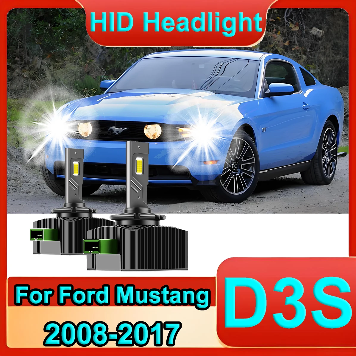 Светодиодные лампы для фар 120W D3S Canbus, 30000Лм, аналог ксеноновых HID, 6000K белый свет, для Ford Mustang 2008-2015, 2016, 2017, высокая яркость
Светодиодные лампы для фар 120W D3S Canbus, 30000Лм, аналог ксеноновых HID, 6000K белый свет, для Ford Mustang 2008-2015, 2016, 2017, высокая яркость