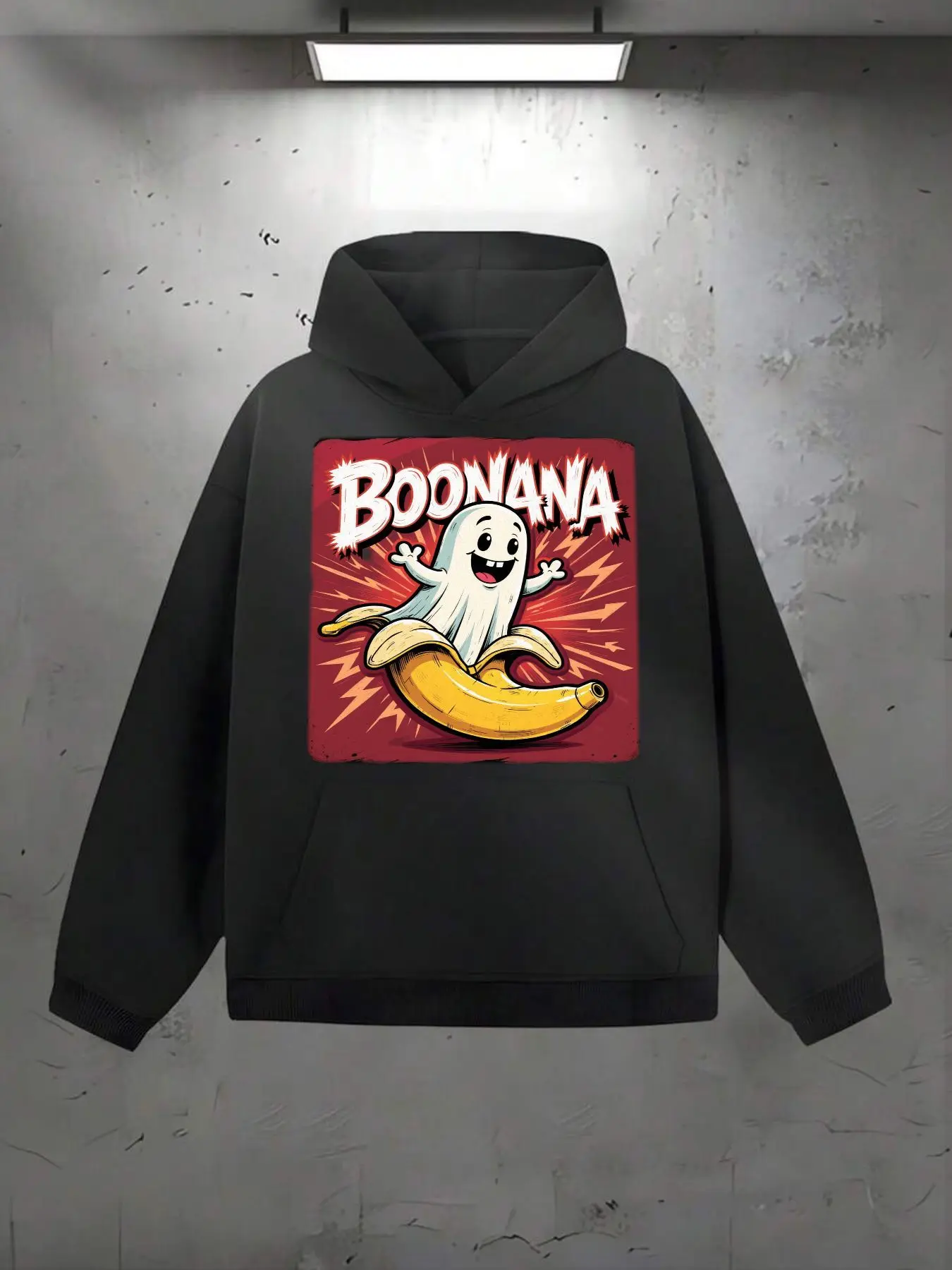 Funny BOONANA Banana Graphic Hoodie Loose Fit Long Sleeve Pullover Sweatshirt Soft Fleece Lined Comfortable Streetwear Top
Funny BOONANA Banana Graphic Hoodie Loose Fit Long Sleeve Pullover Sweatshirt Soft Fleece Lined Comfortable Streetwear Top