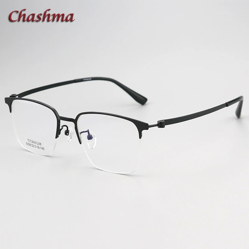 Chashma Prescription Glasses Men Optical Women Spectacles Semi Rim Pure Titanium Eyeglasses Frames for Recipe Eyewear Lenses
Chashma Prescription Glasses Men Optical Women Spectacles Semi Rim Pure Titanium Eyeglasses Frames for Recipe Eyewear Lenses