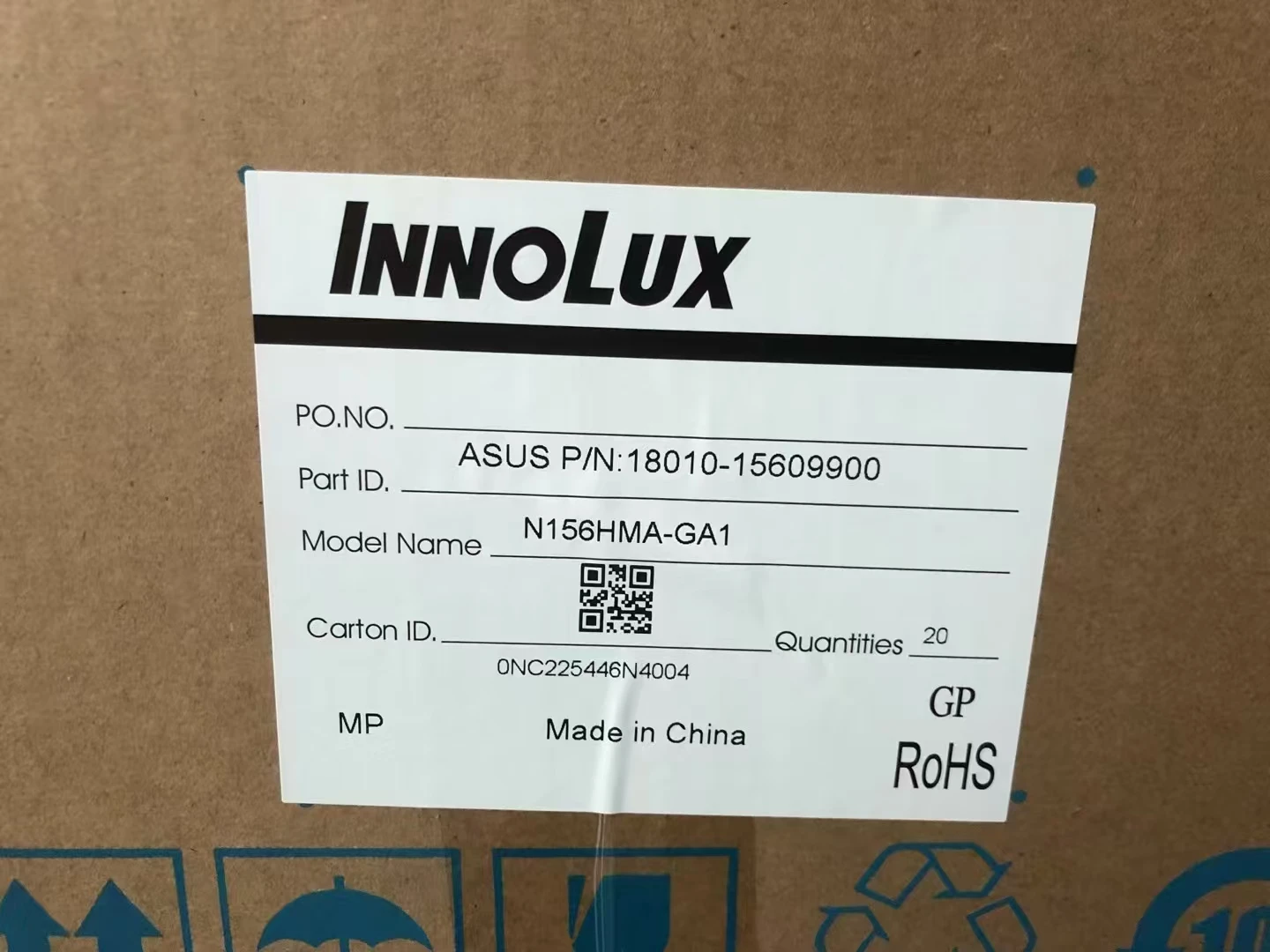 Innolux 15,6-дюймовый высококачественный ЖК-экран для ноутбука 1920*1080 IPS N156HMA-GA1
Innolux 15,6-дюймовый высококачественный ЖК-экран для ноутбука 1920*1080 IPS N156HMA-GA1