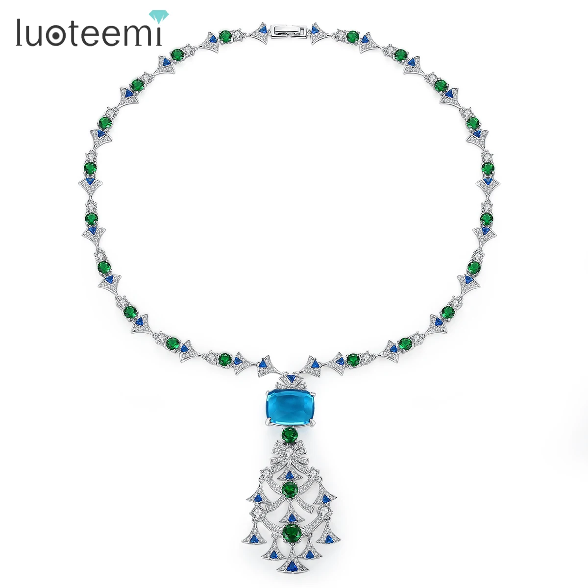 Роскошная Китайская традиционная люстра LUOTEEMI, длинная Подвеска для женщин, синий, красный камень, CZ, ювелирные изделия для свадьбы, невесты, подарки для девушки
Роскошная Китайская традиционная люстра LUOTEEMI, длинная Подвеска для женщин, синий, красный камень, CZ, ювелирные изделия для свадьбы, невесты, подарки для девушки
