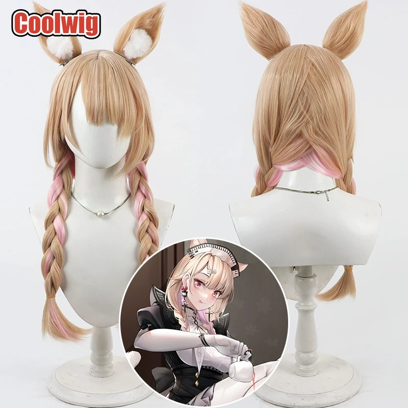Coolwig Synthetic Hair Kazemaru Cosplay Wigs Game Arknights Kazemaru 60cm Orange Brown Mixed Pink Braided Wig Heat Resistant
Coolwig Synthetic Hair Kazemaru Cosplay Wigs Game Arknights Kazemaru 60cm Orange Brown Mixed Pink Braided Wig Heat Resistant