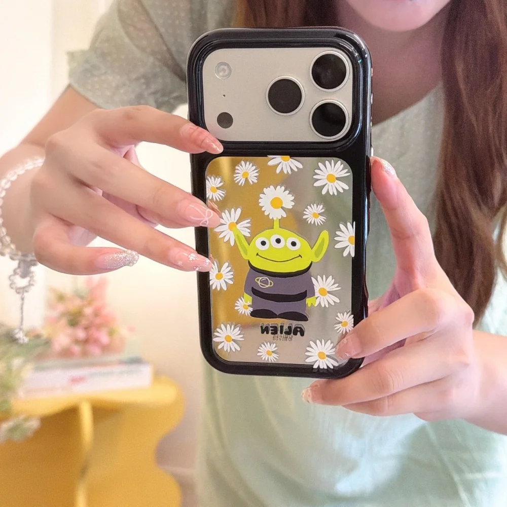 Korean INS Cute Cartoon Character Daisy Print Mirror Phone Case Suitable For iPhone 17 Pro 15 16 17 Pro Max 15Pro Anti‑Fall Case
Korean INS Cute Cartoon Character Daisy Print Mirror Phone Case Suitable For iPhone 17 Pro 15 16 17 Pro Max 15Pro Anti‑Fall Case