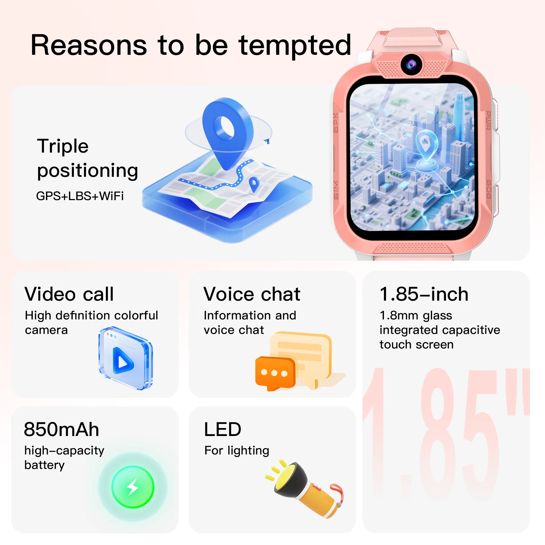 Blackview Z40 Pro Kids Smart Watch LBS+WiFi+GPS Triple AI Positioning Large 850mAh Battery 4G Video Call Phone Watch Smartwatch Blackview Z40 Pro Kids Smart Watch LBS+WiFi+GPS Triple AI Positioning Large 850mAh Battery 4G Video Call Phone Watch Smartwatch